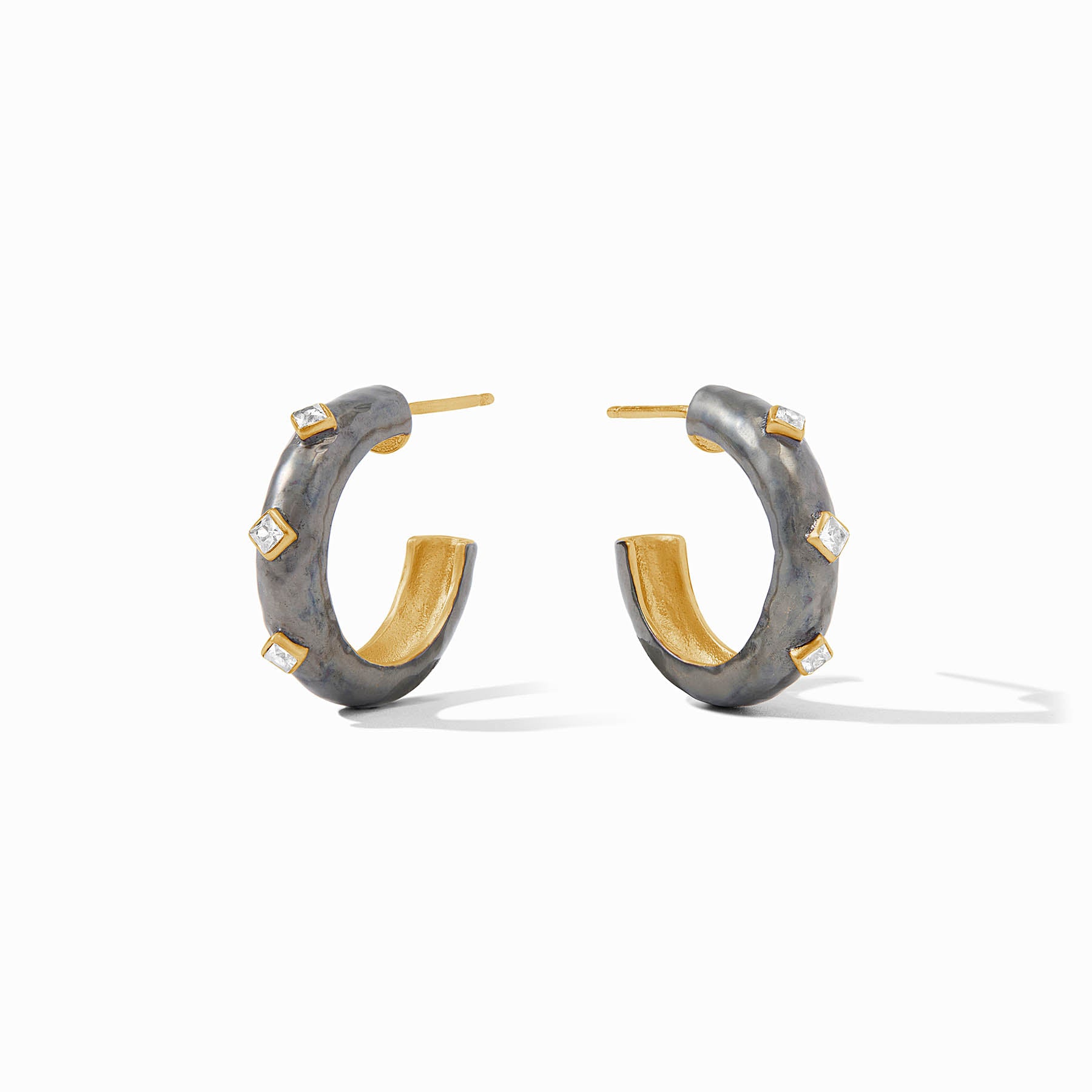 Noel Stone Hoop Earrings Julie Vos