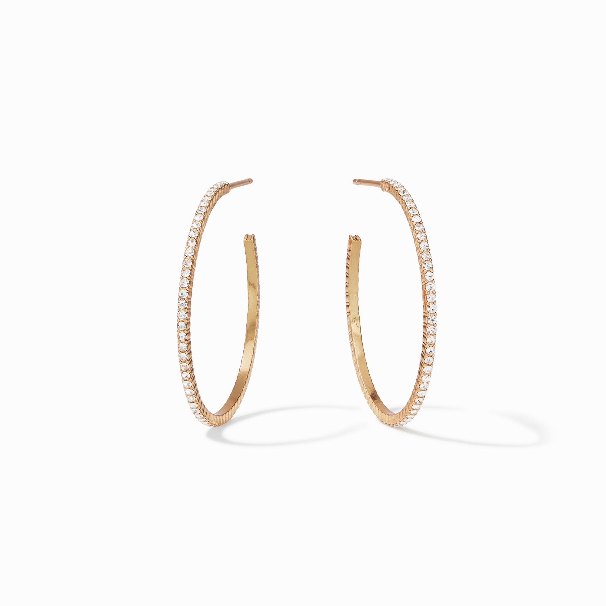 Windsor Cubic Zirconia Hoop Earrings | Julie Vos