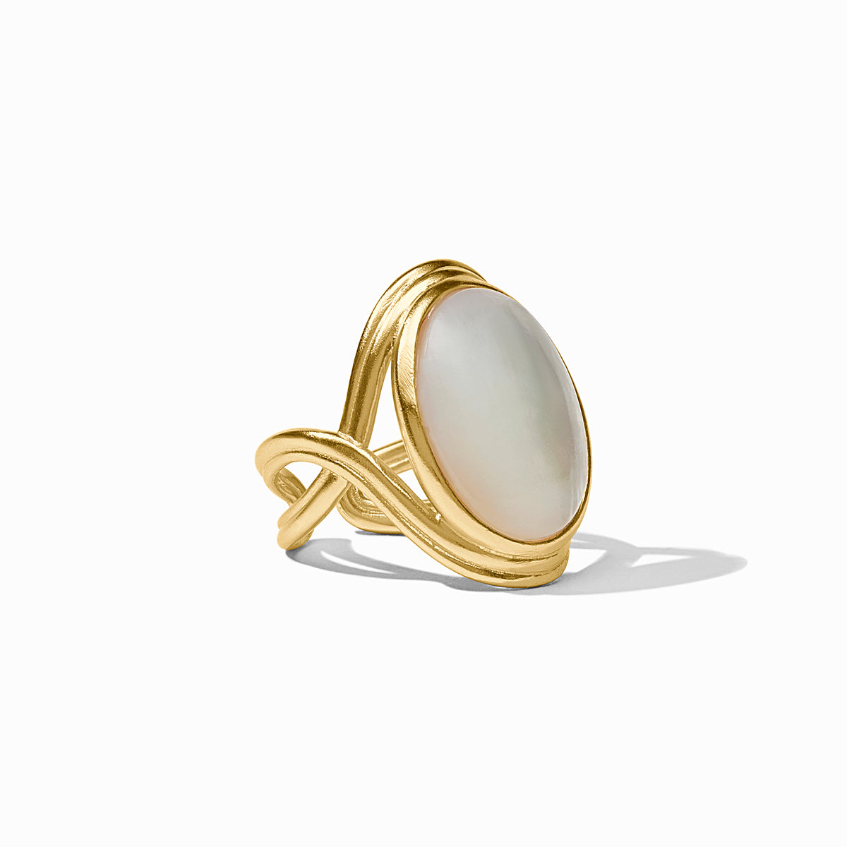 Julie Vos - Essex Statement Ring, Mother of Pearl / 8/9