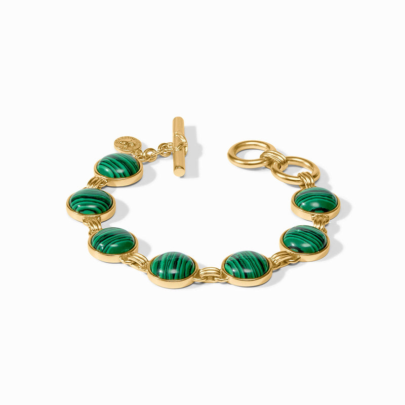 Julie Vos - Essex Stone Bracelet, Malachite Green