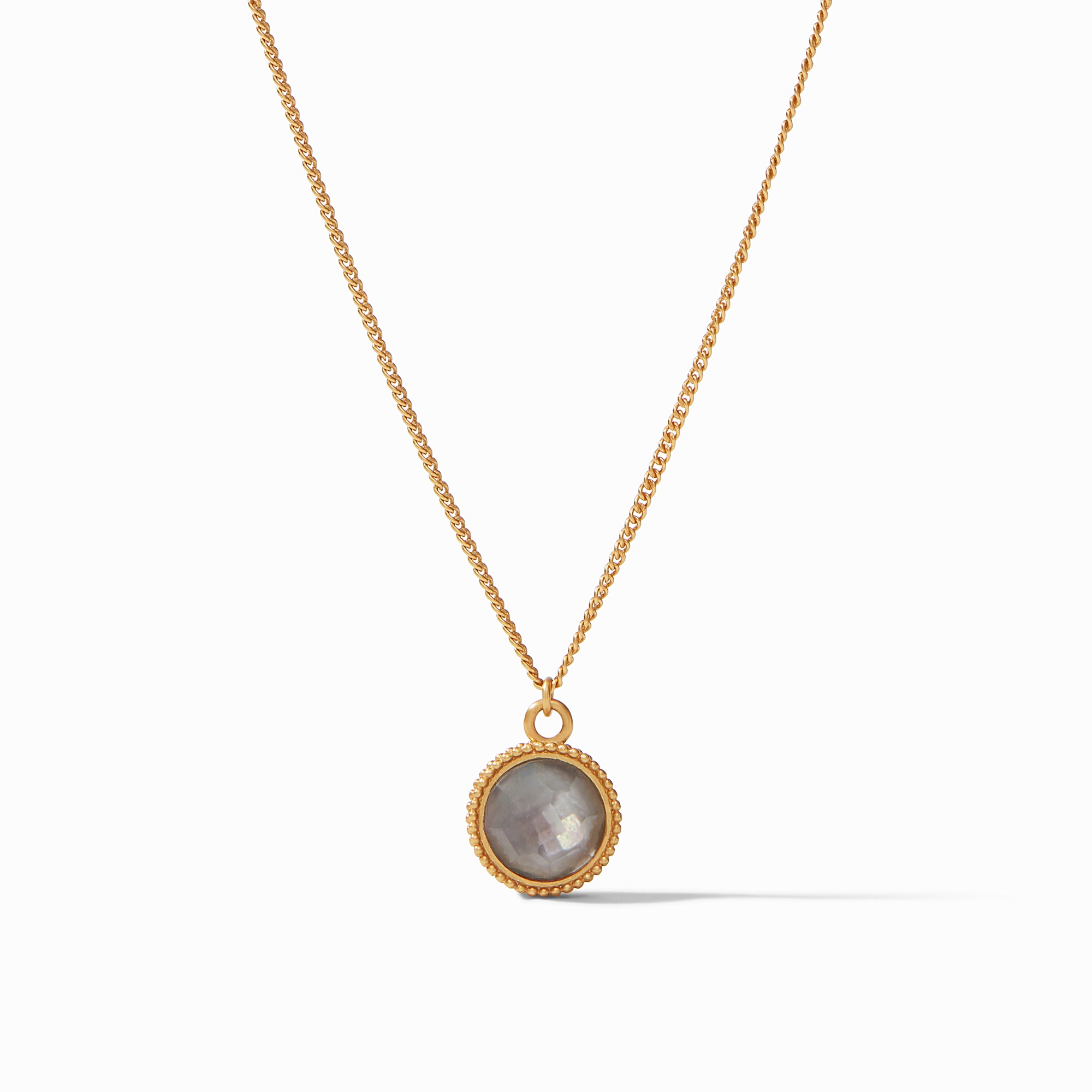 Fleur-de-Lis Solitaire Necklace