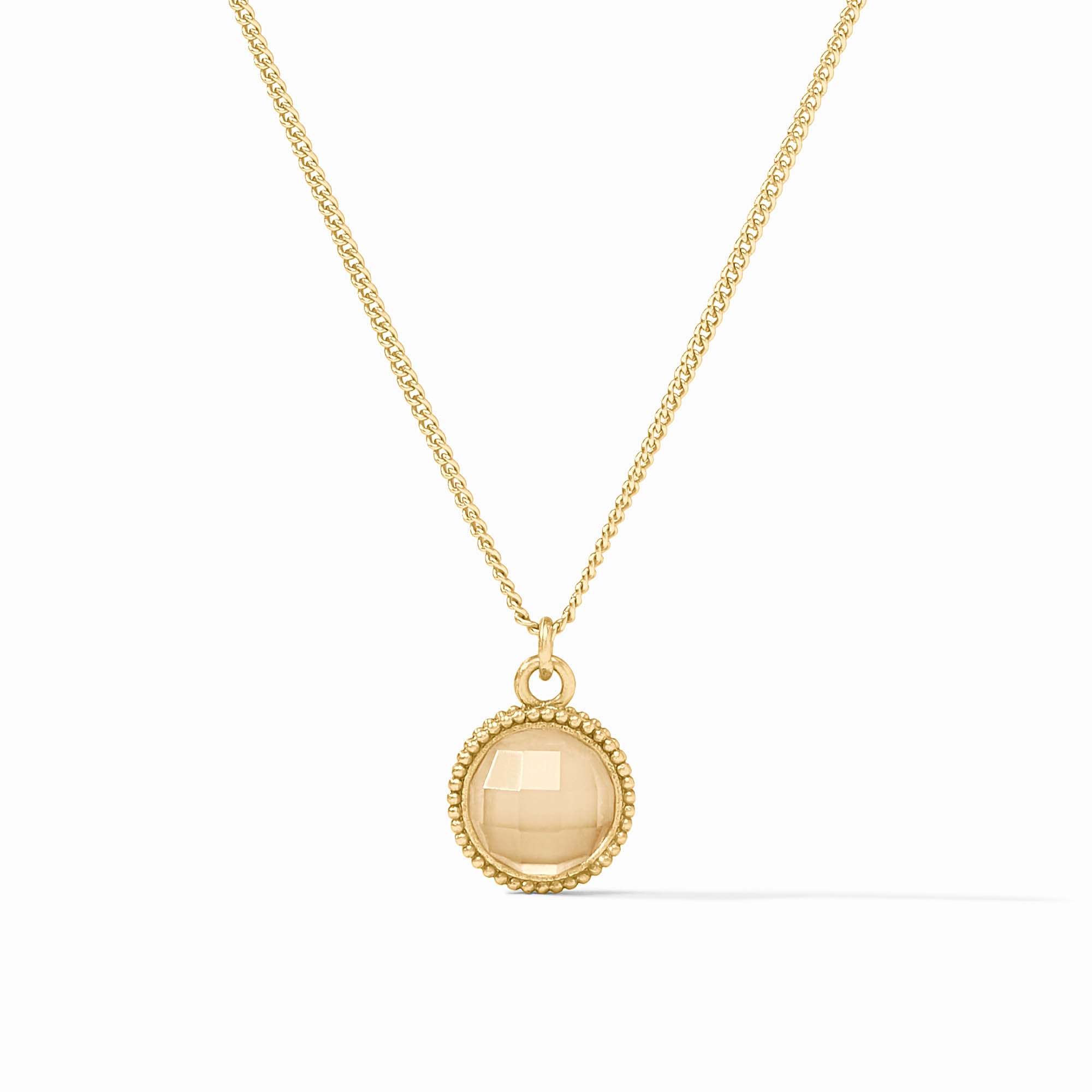 Fleur-de-Lis Solitaire Necklace