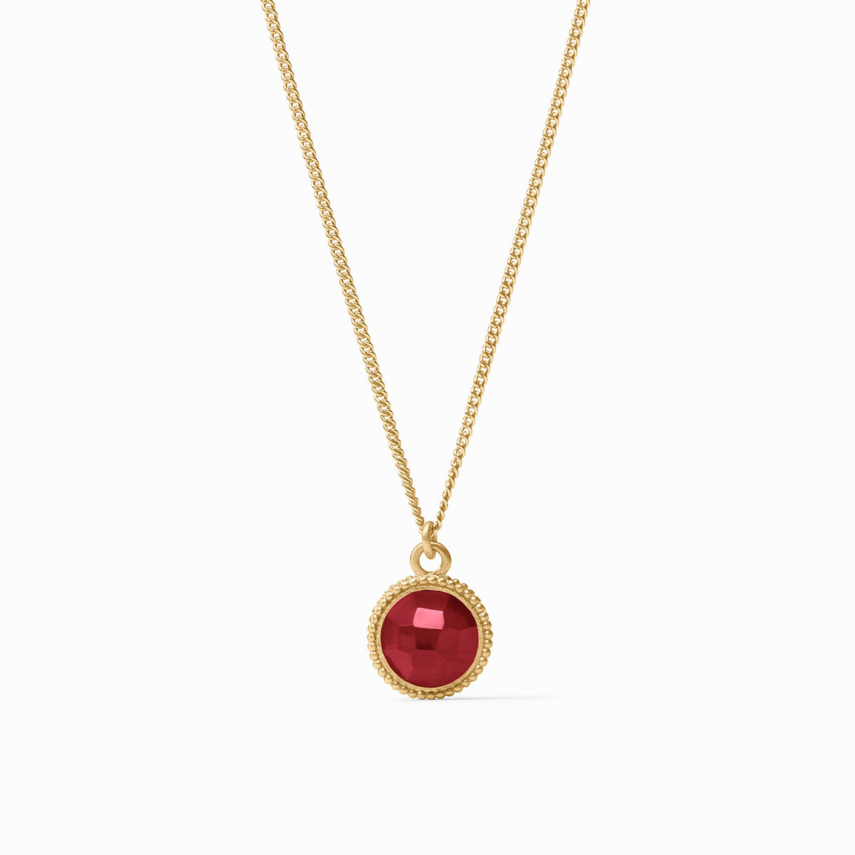 Fleur-de-Lis Solitaire Necklace