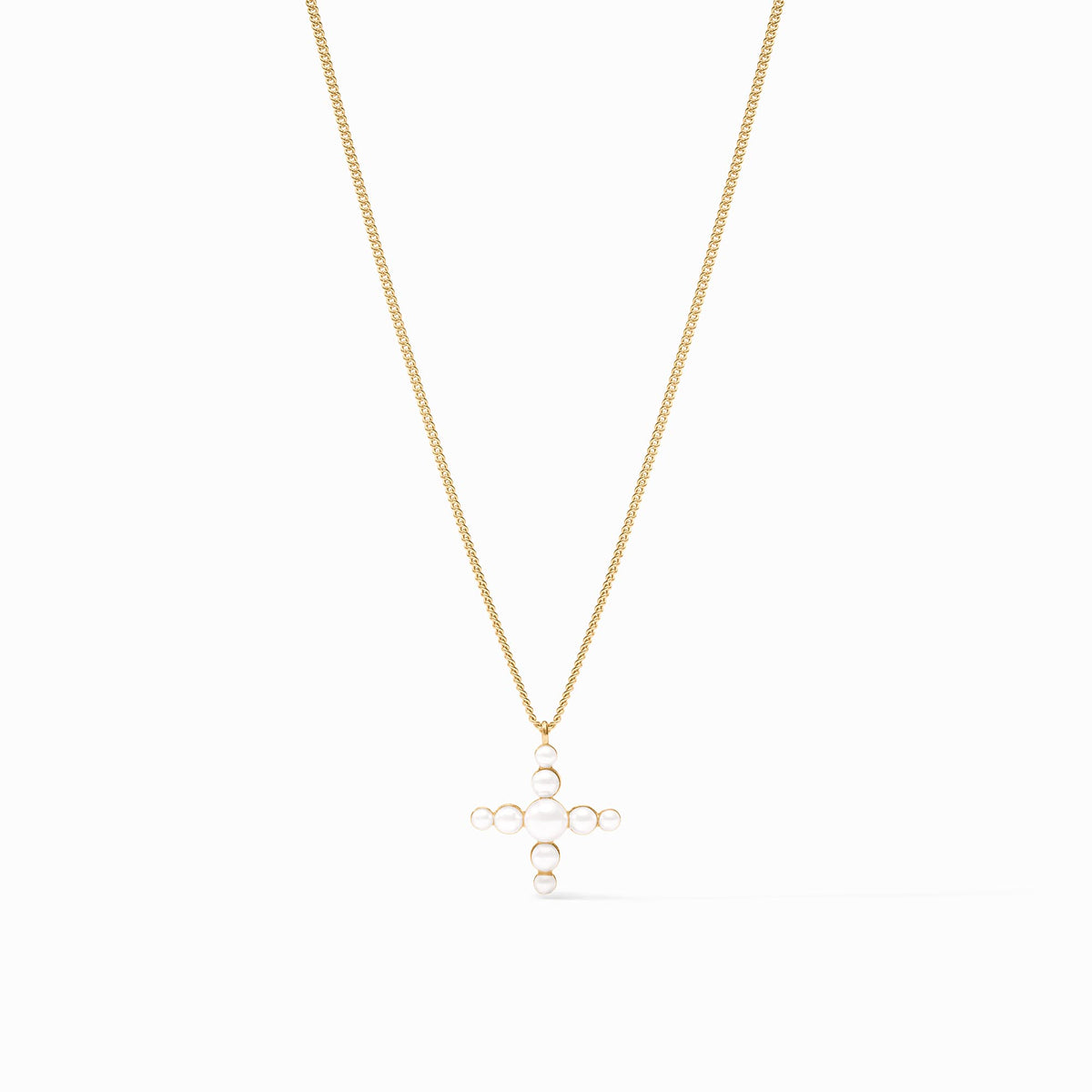 Gumdrop Cross Delicate Necklace