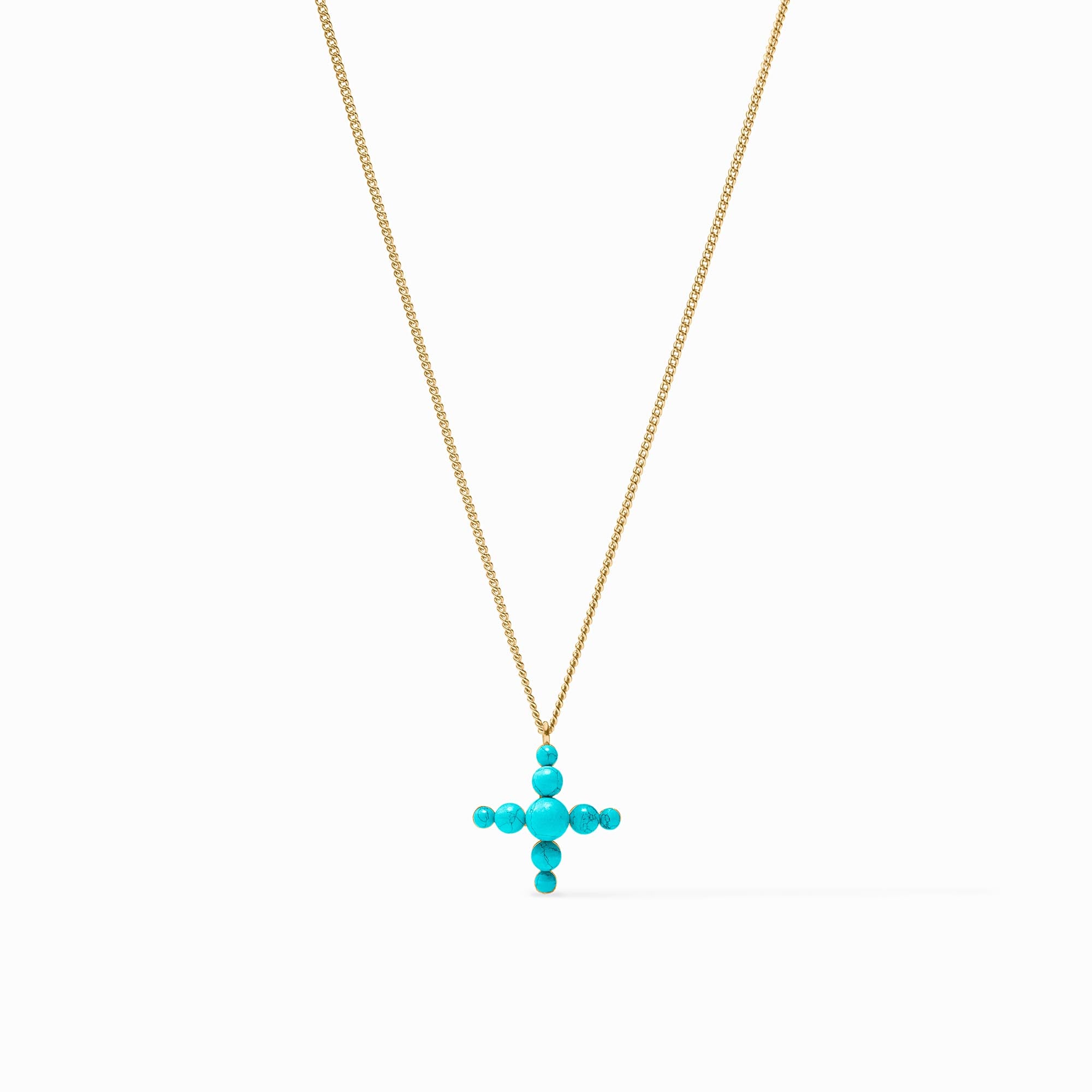 Gumdrop Cross Delicate Necklace | Julie Vos