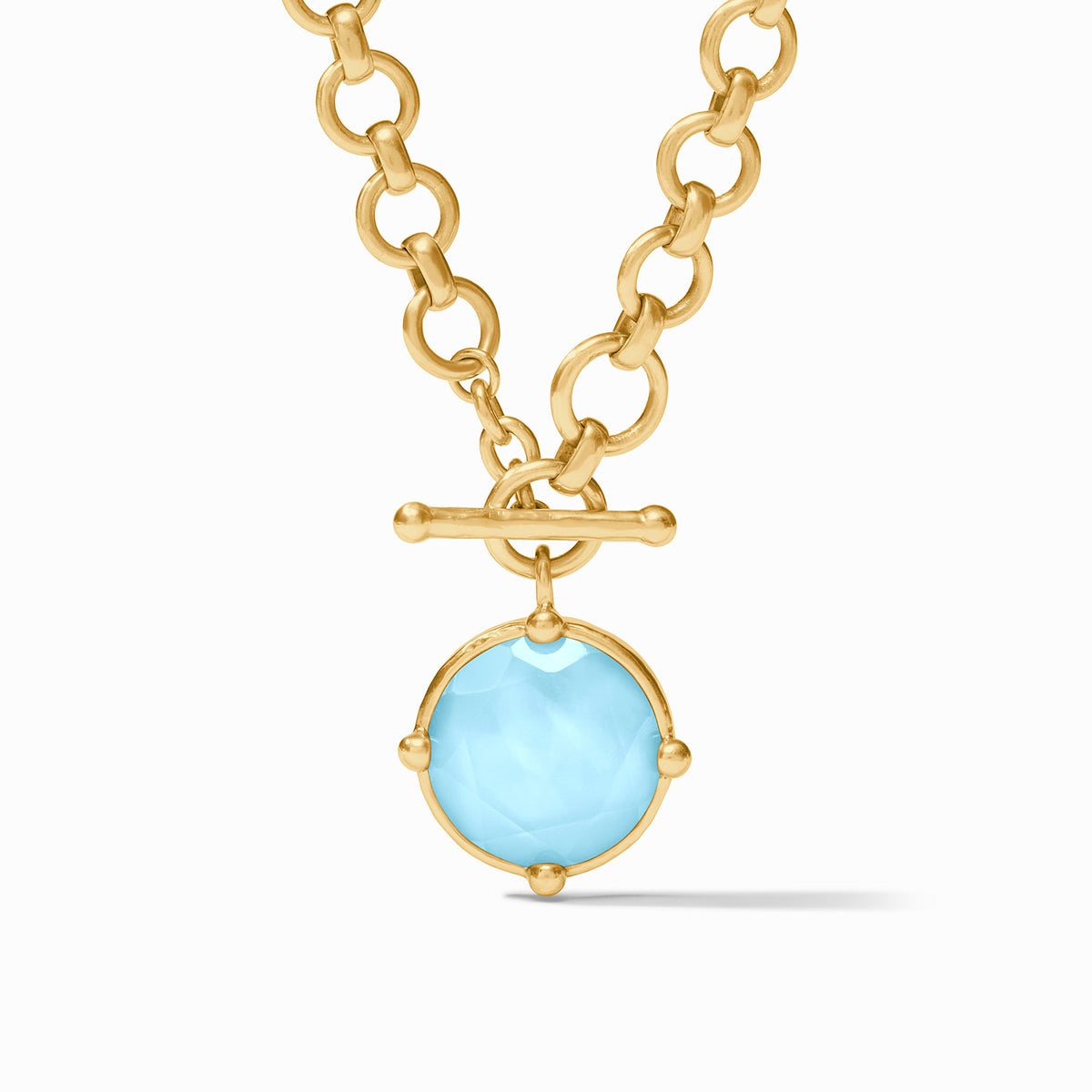 Julie Vos - Honeybee Demi Necklace, Iridescent Capri Blue