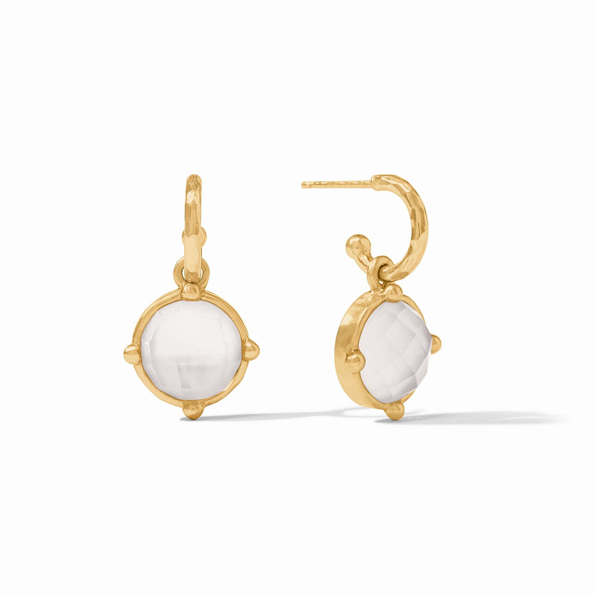 Honeybee Hoop & Charm Gold Earring | Julie Vos