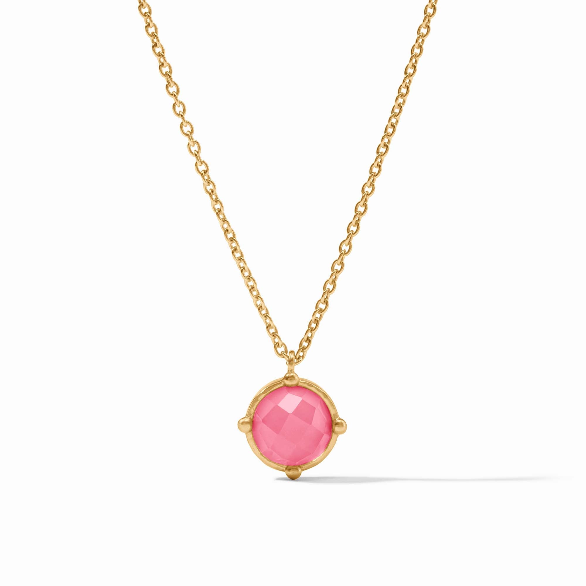 Julie Vos Honeybee Solitaire Necklace Pearl
