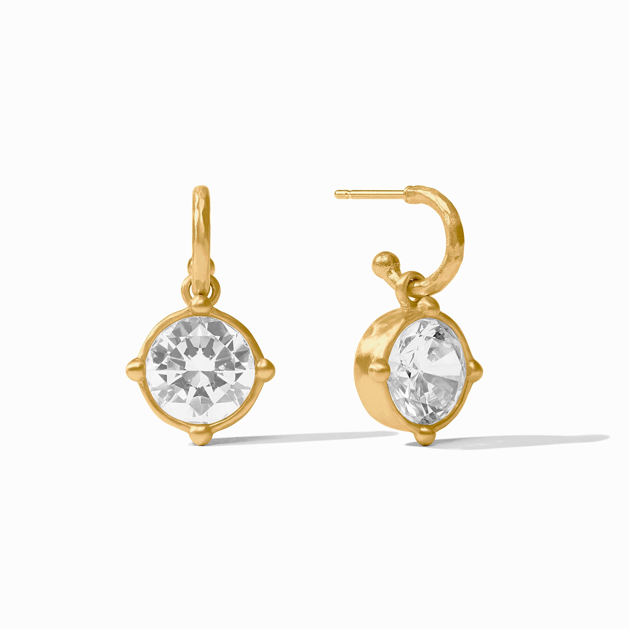 Honeybee Hoop & Charm Gold Earring | Julie Vos