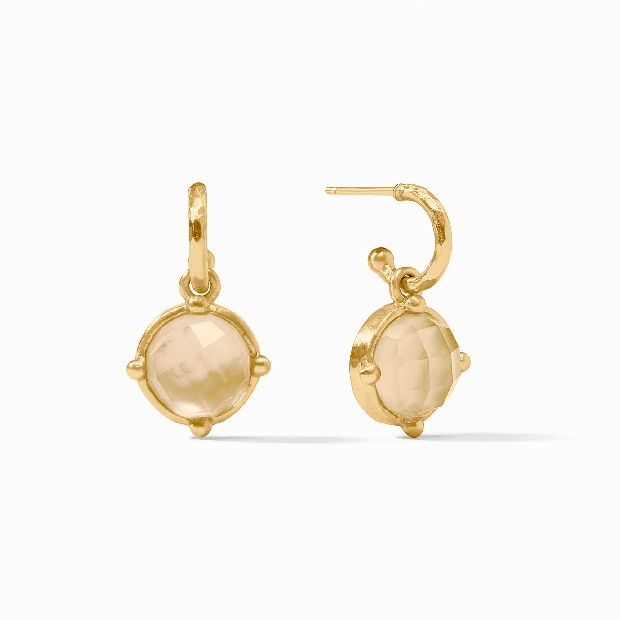 Honeybee Hoop & Charm Gold Earring | Julie Vos