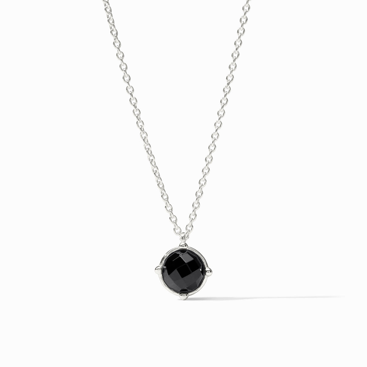 Julie Vos - Honeybee Solitaire Necklace, Obsidian Black