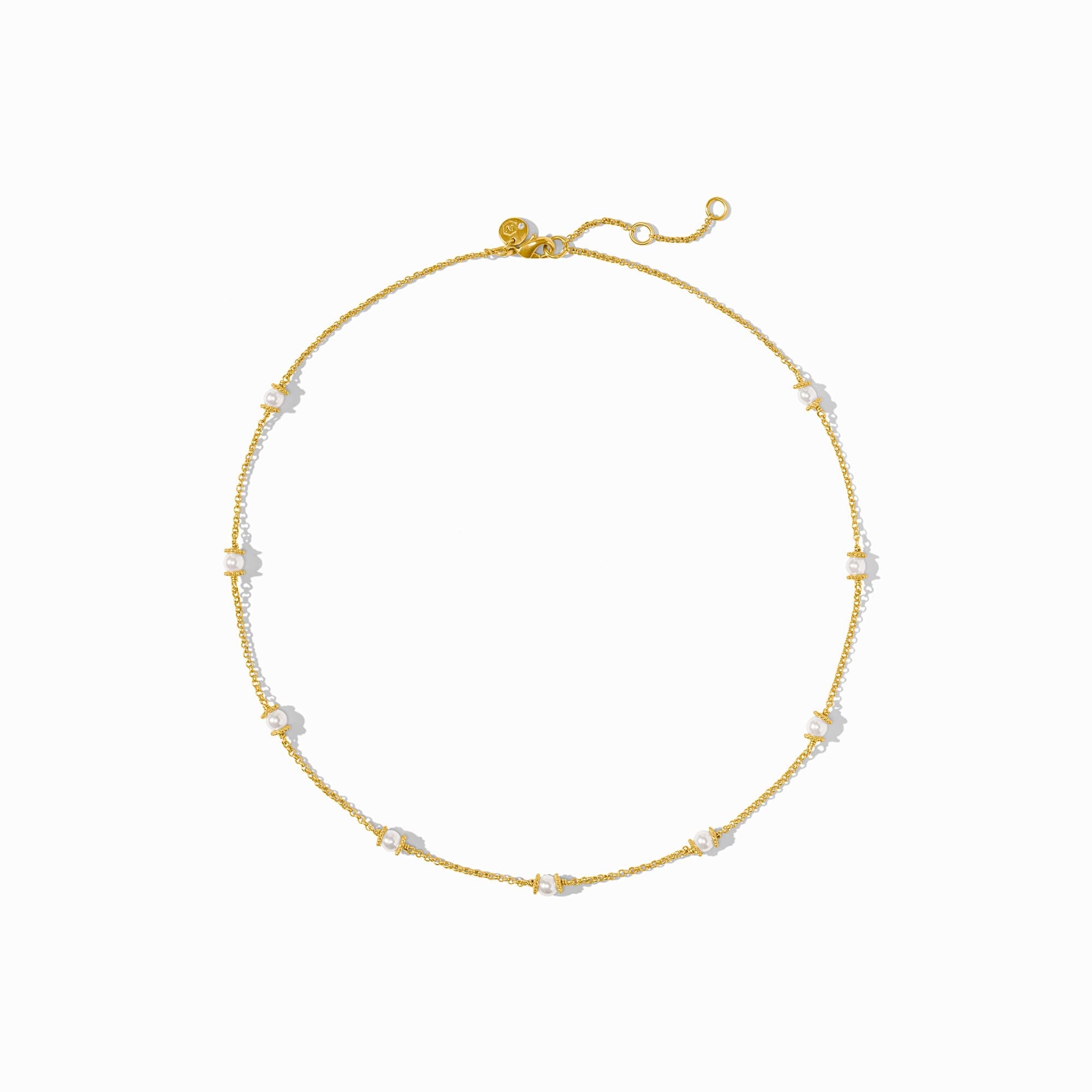 Hydra Delicate Station Gold Necklace | Julie Vos
