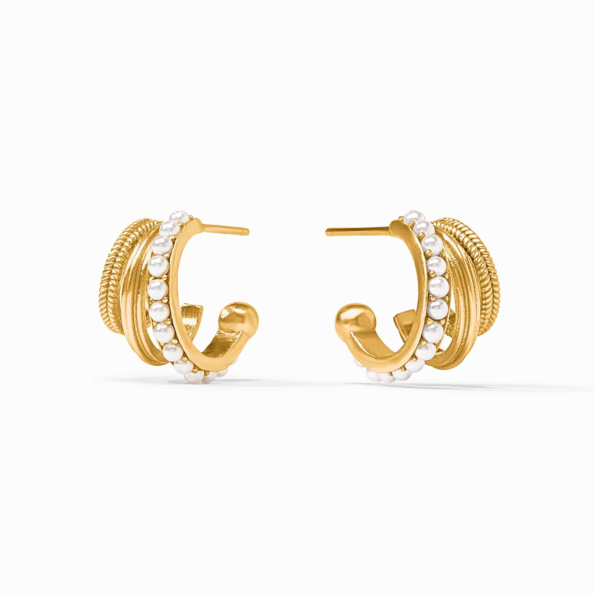 Hydra Gold Triple Hoop | Julie Vos