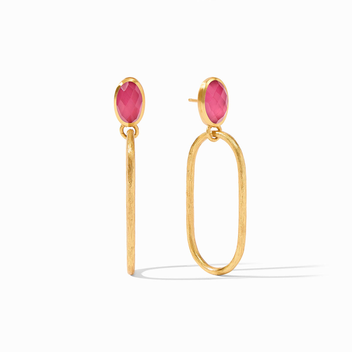 Julie Vos - Ivy Statement Earring, Iridescent Raspberry