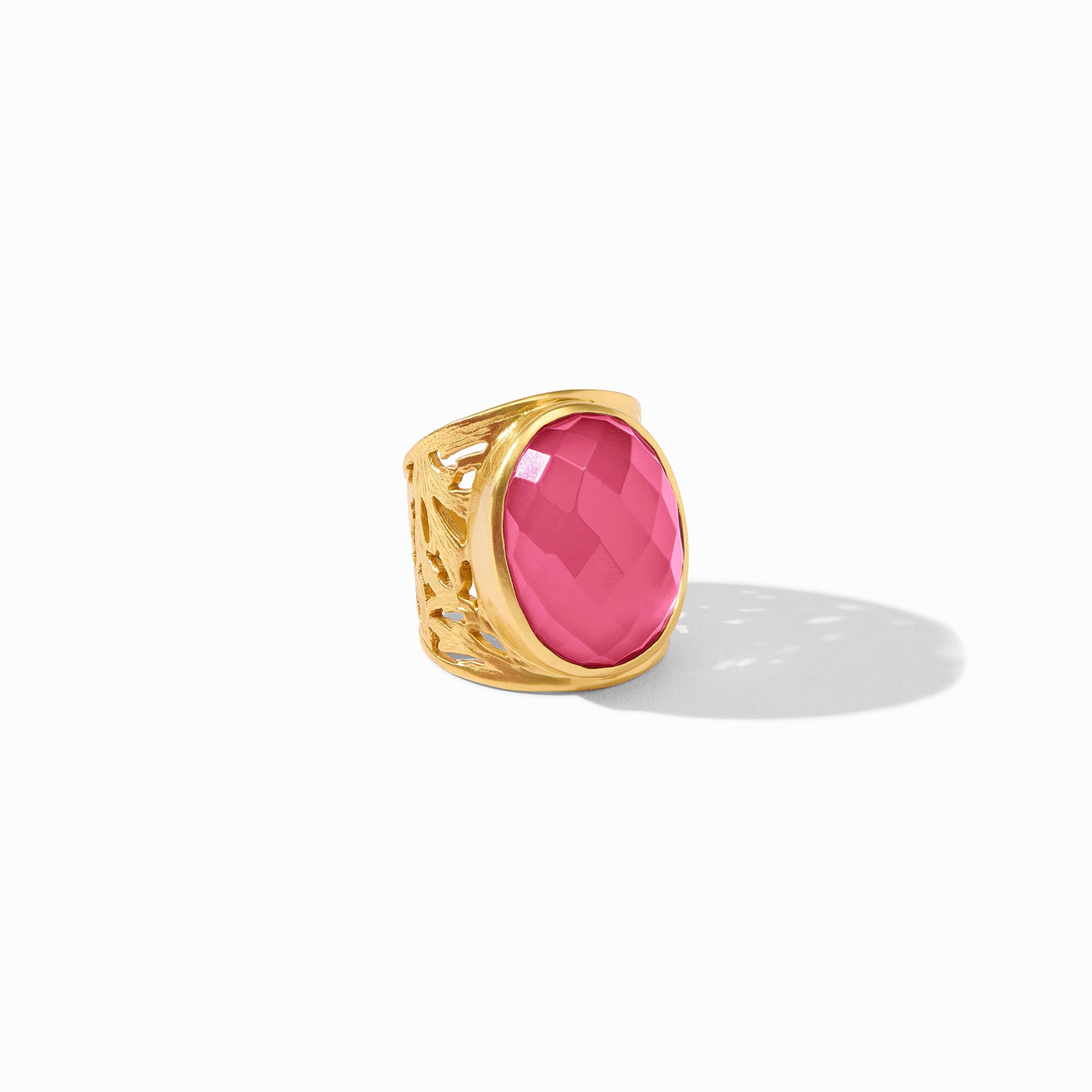 Julie Vos - Ivy Statement Ring, Iridescent Raspberry / 9