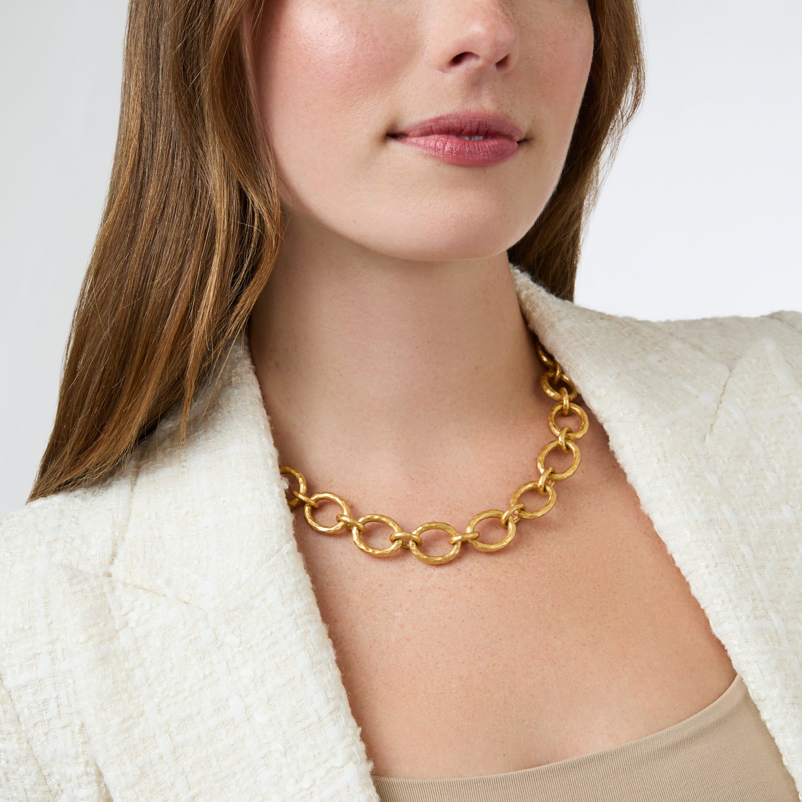 pother klanti vule Catalina Demi Link Gold Necklace