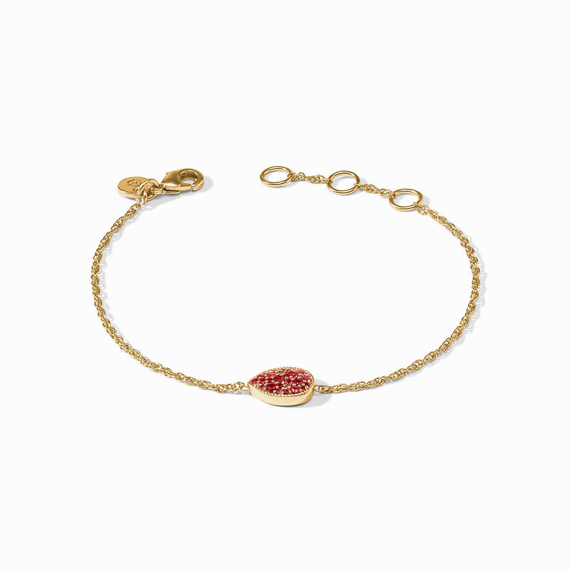 Pavé Teardrop Delicate Bracelet