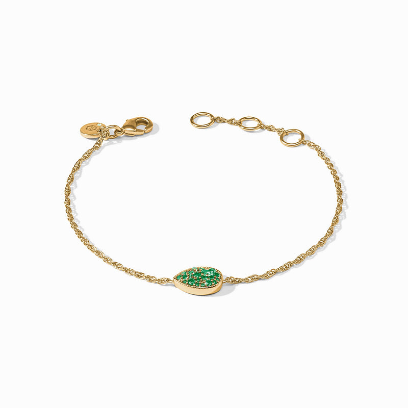 Pavé Teardrop Delicate Bracelet