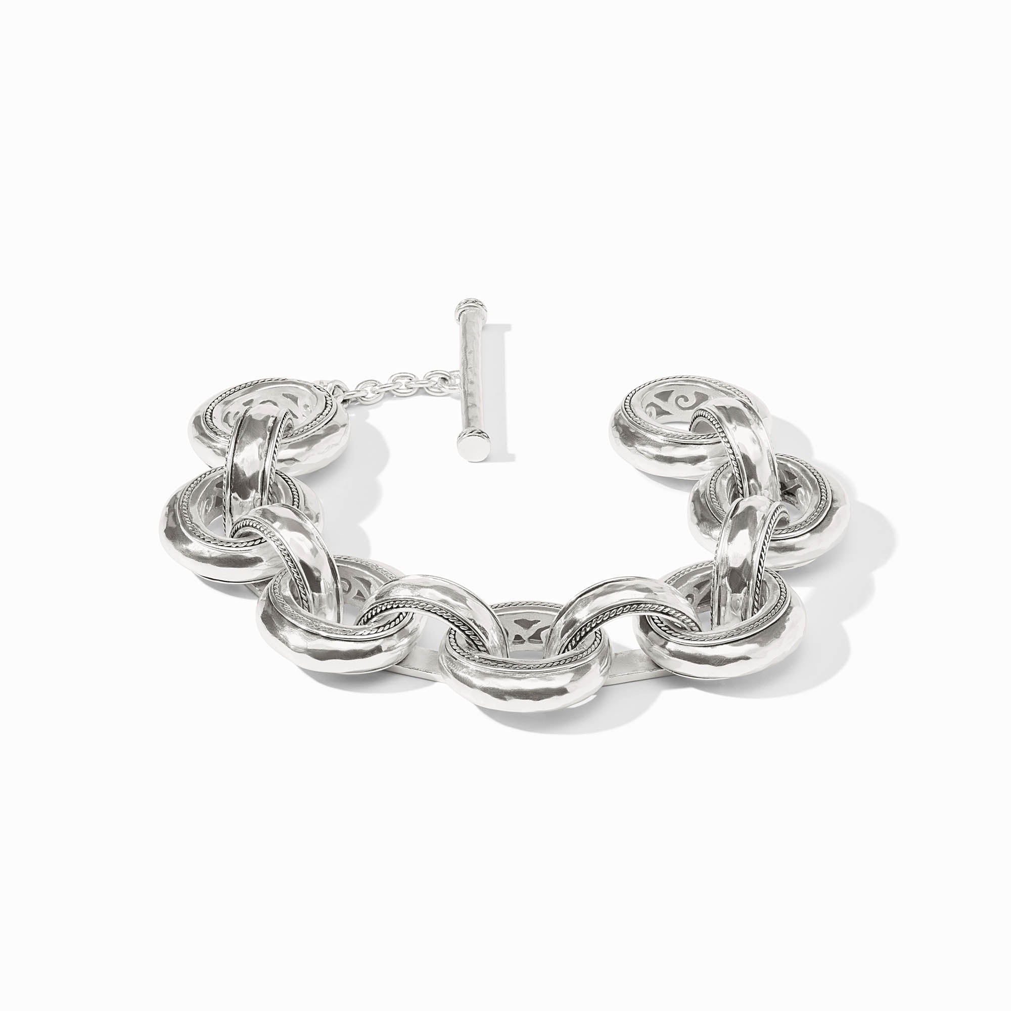 Cannes Demi Link Silver Bracelet | Julie Vos