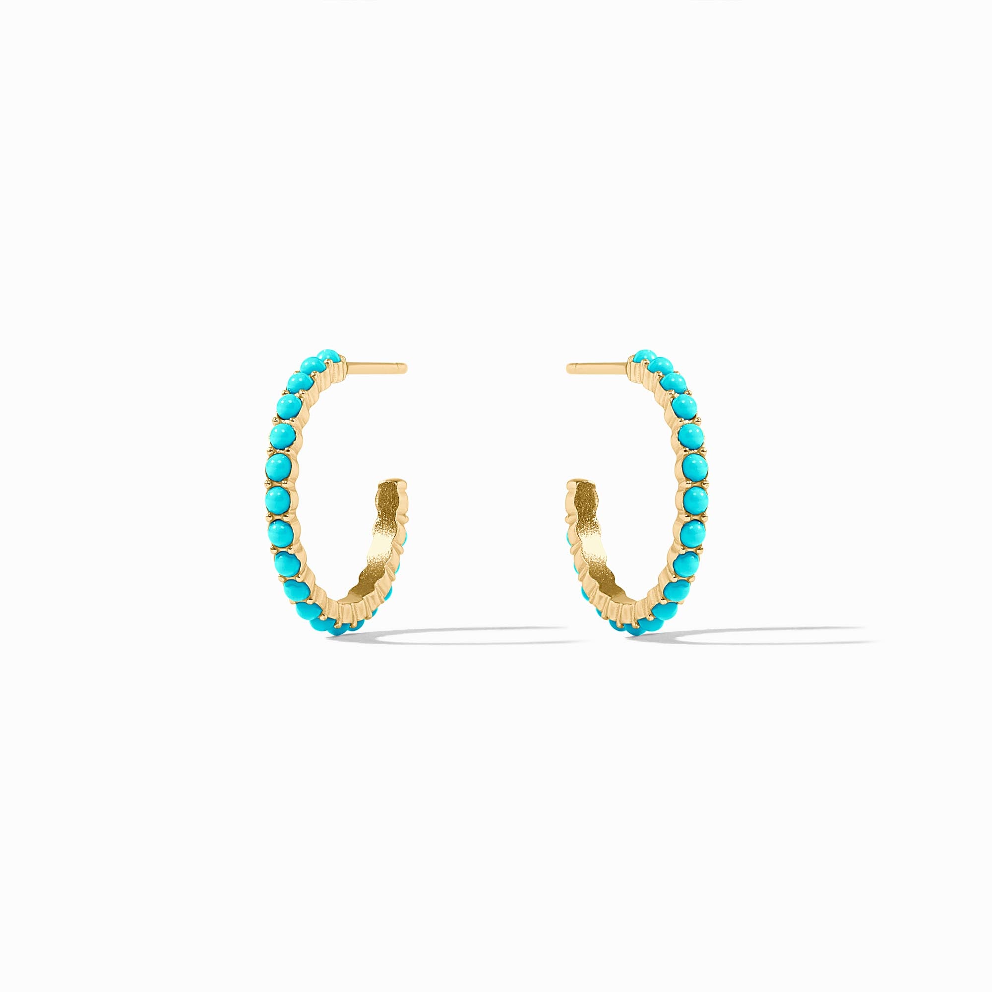 Juliet Pearl & Gold Hoop Earrings | Julie Vos