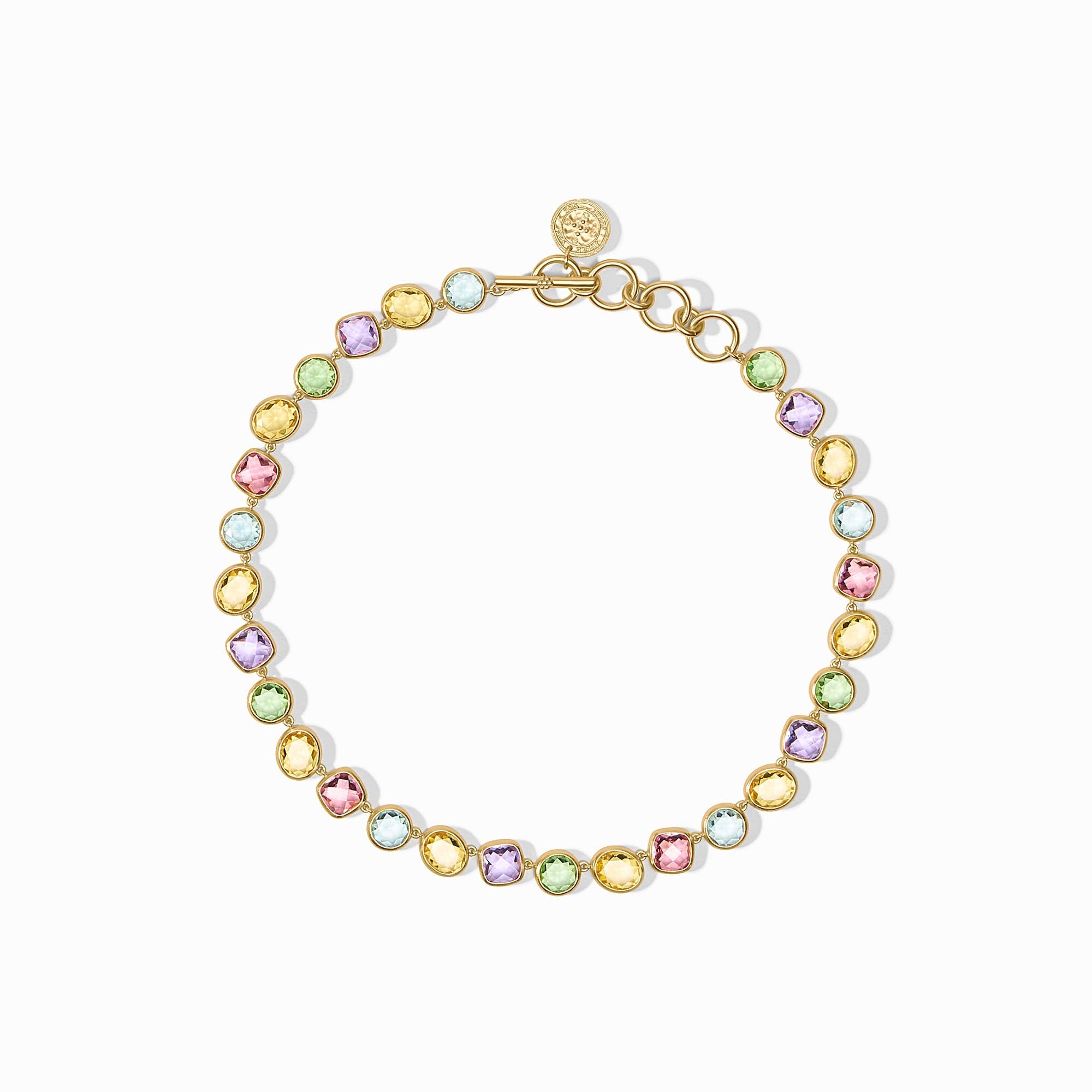 Kaleidoscope Gemstone Tennis Necklace | Julie Vos