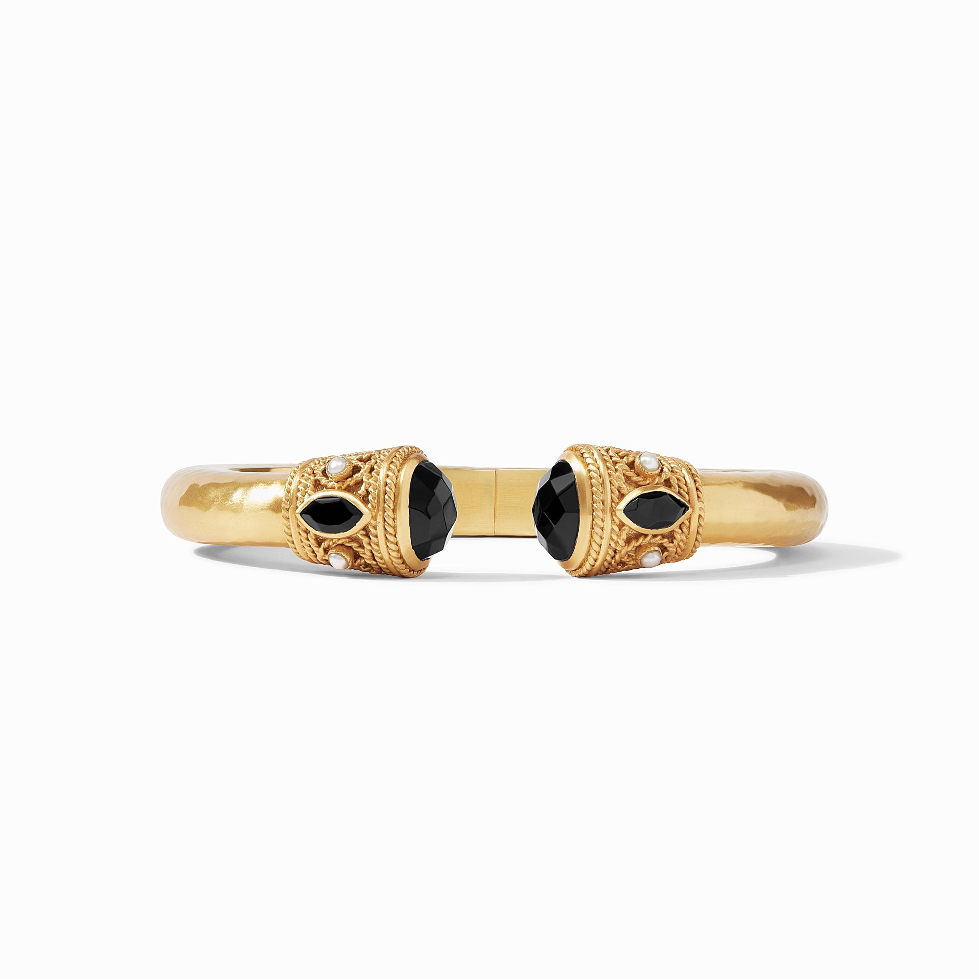 Julie Vos - Monaco Demi Cuff, Obsidian Black