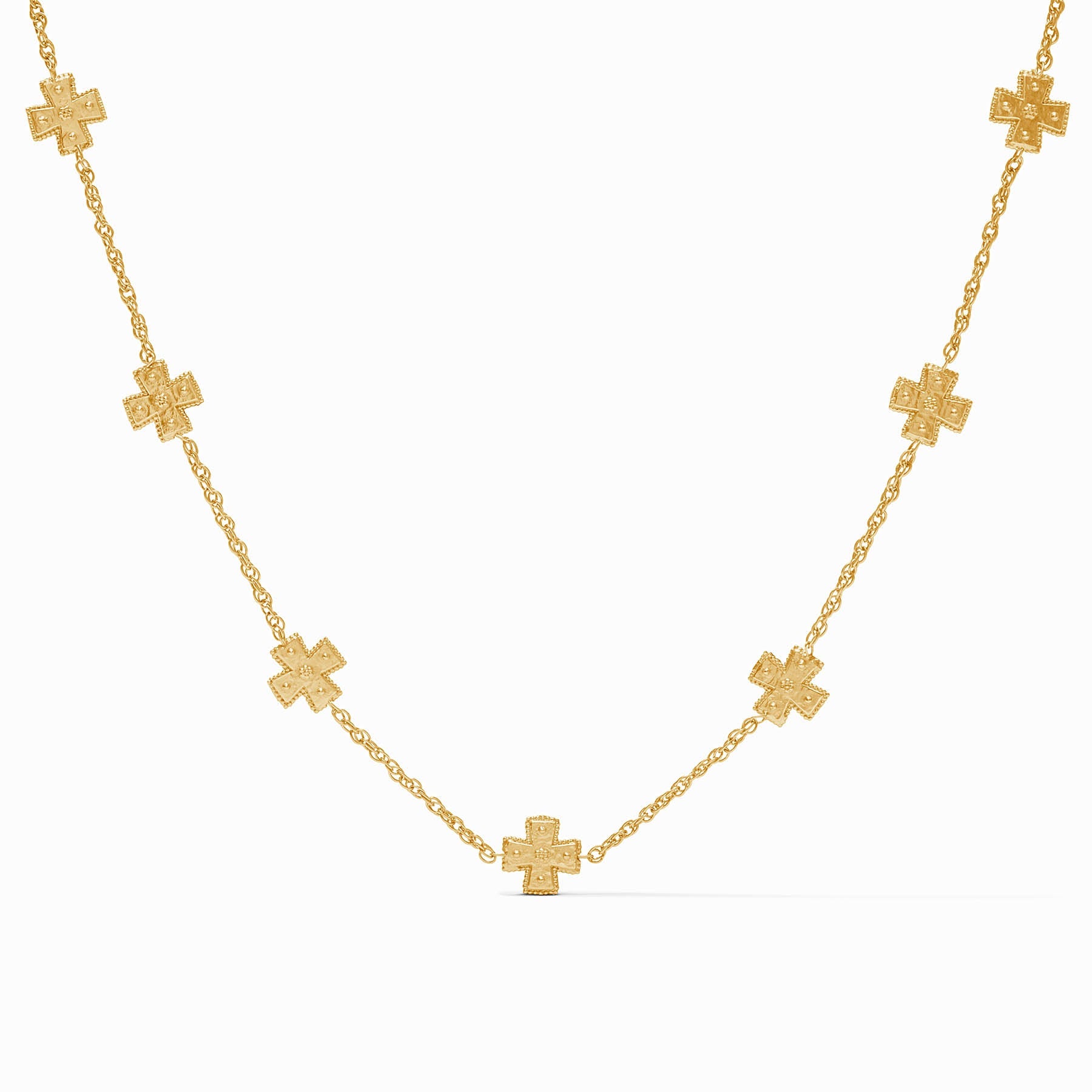 Canterbury Delicate Gold Station Necklace | Julie Vos