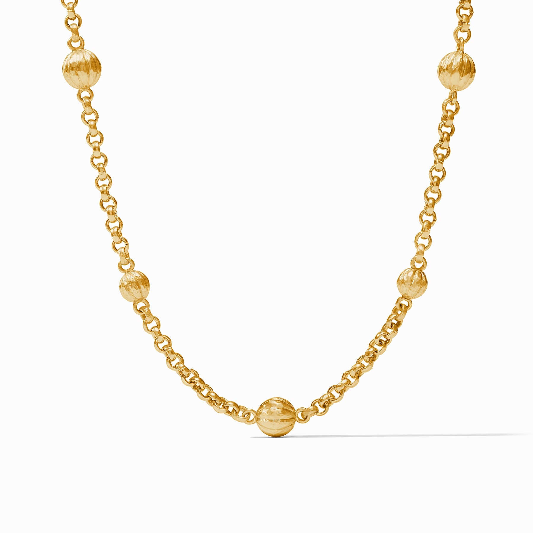 アクセサリー everyone gold necklace Twisted Bar Link Chain Necklace - 18.43