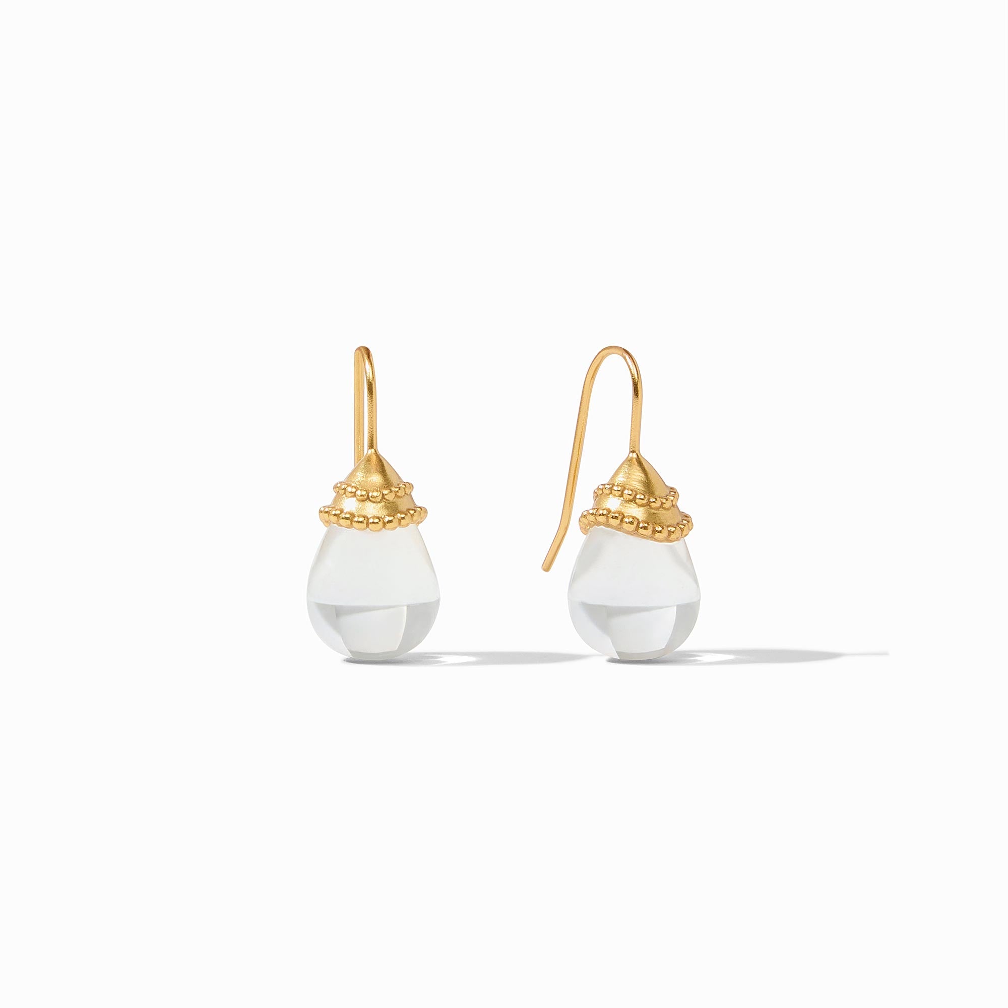 Julie Vos - Noel Demi Earring, Clear Crystal