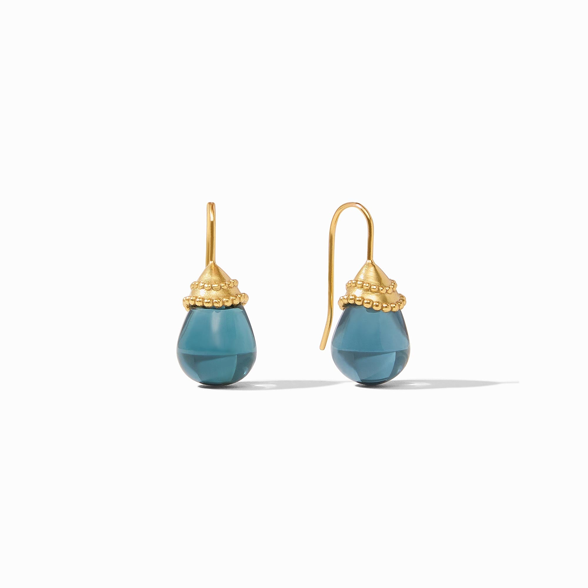 Julie Vos - Noel Demi Earring, Peacock Blue