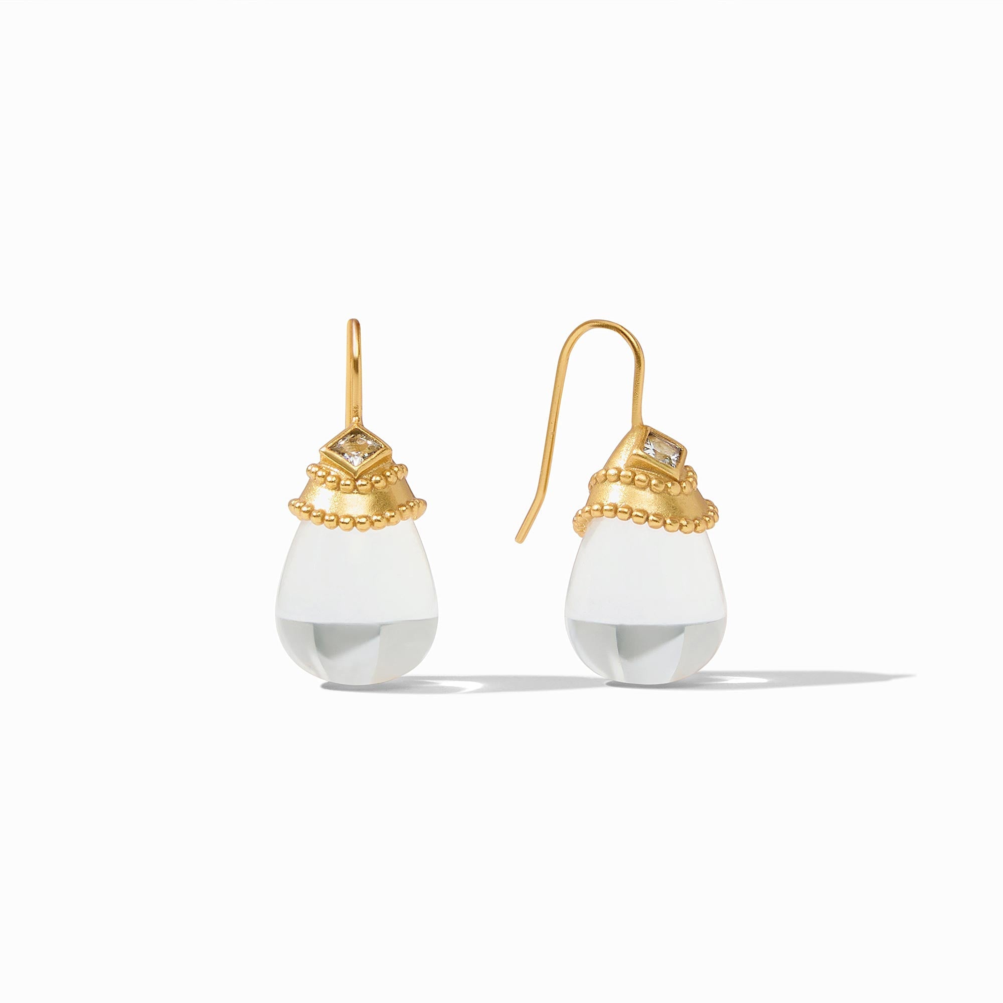 Julie Vos - Noel Earring, Clear Crystal