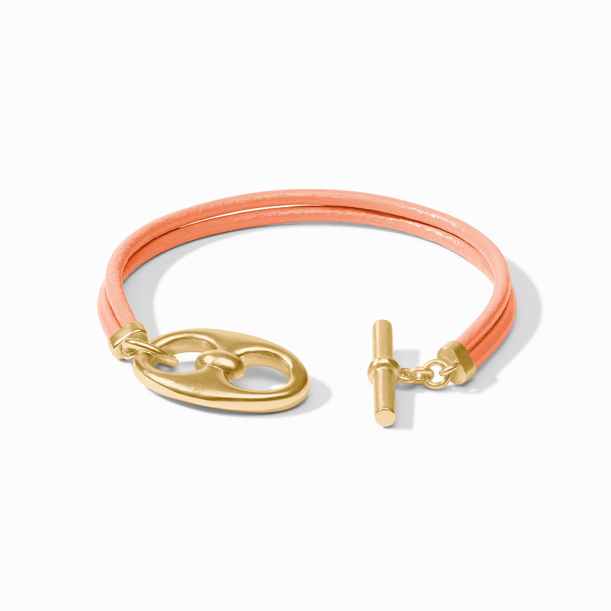 Julie Vos - Pensacola Leather Cord Bracelet, Melon