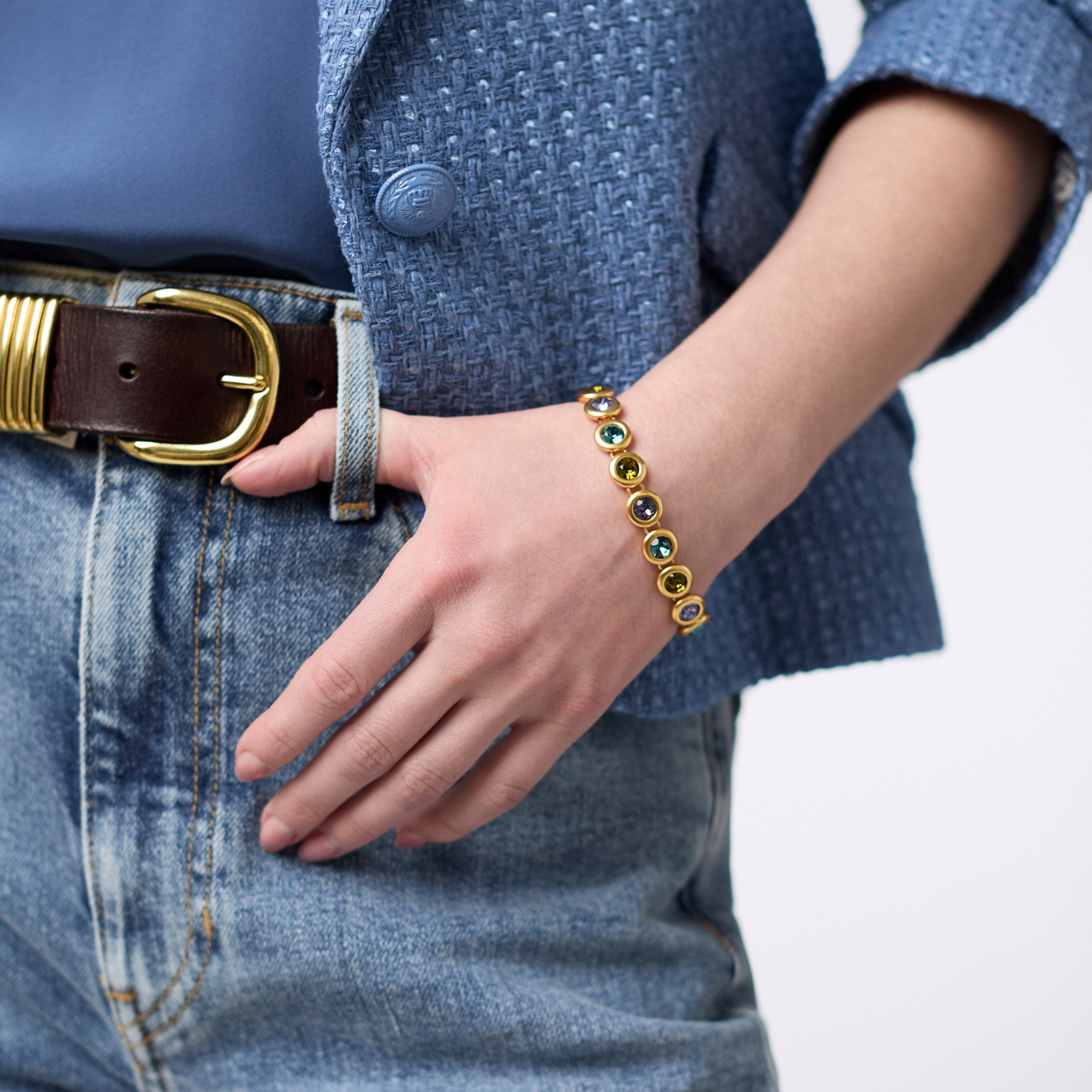 Rainbow Tennis Bracelet | Julie Vos