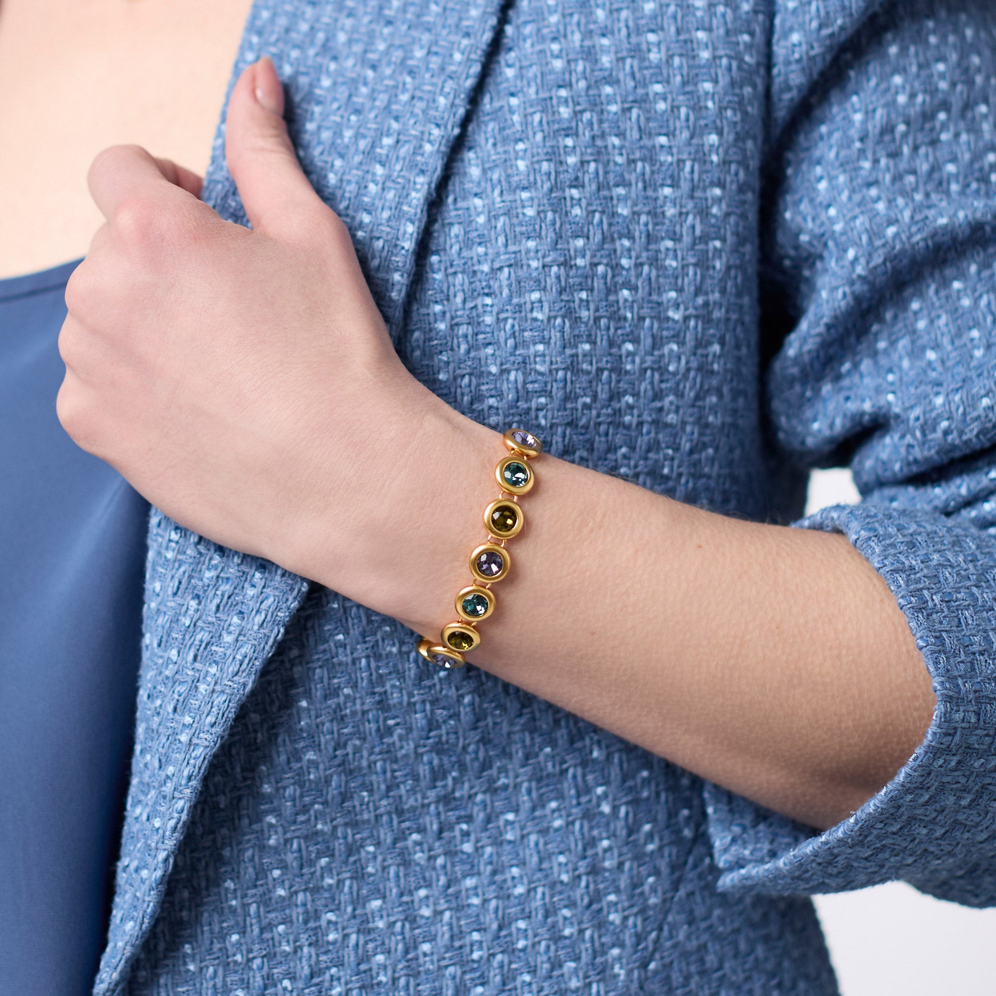 Rainbow Tennis Bracelet | Julie Vos