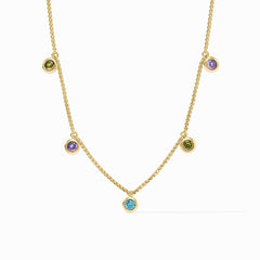 Rainbow Delicate Charm Necklace
