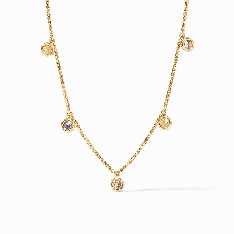 Rainbow Delicate Charm Necklace