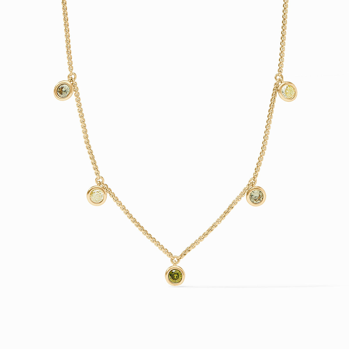 Rainbow Delicate Charm Necklace