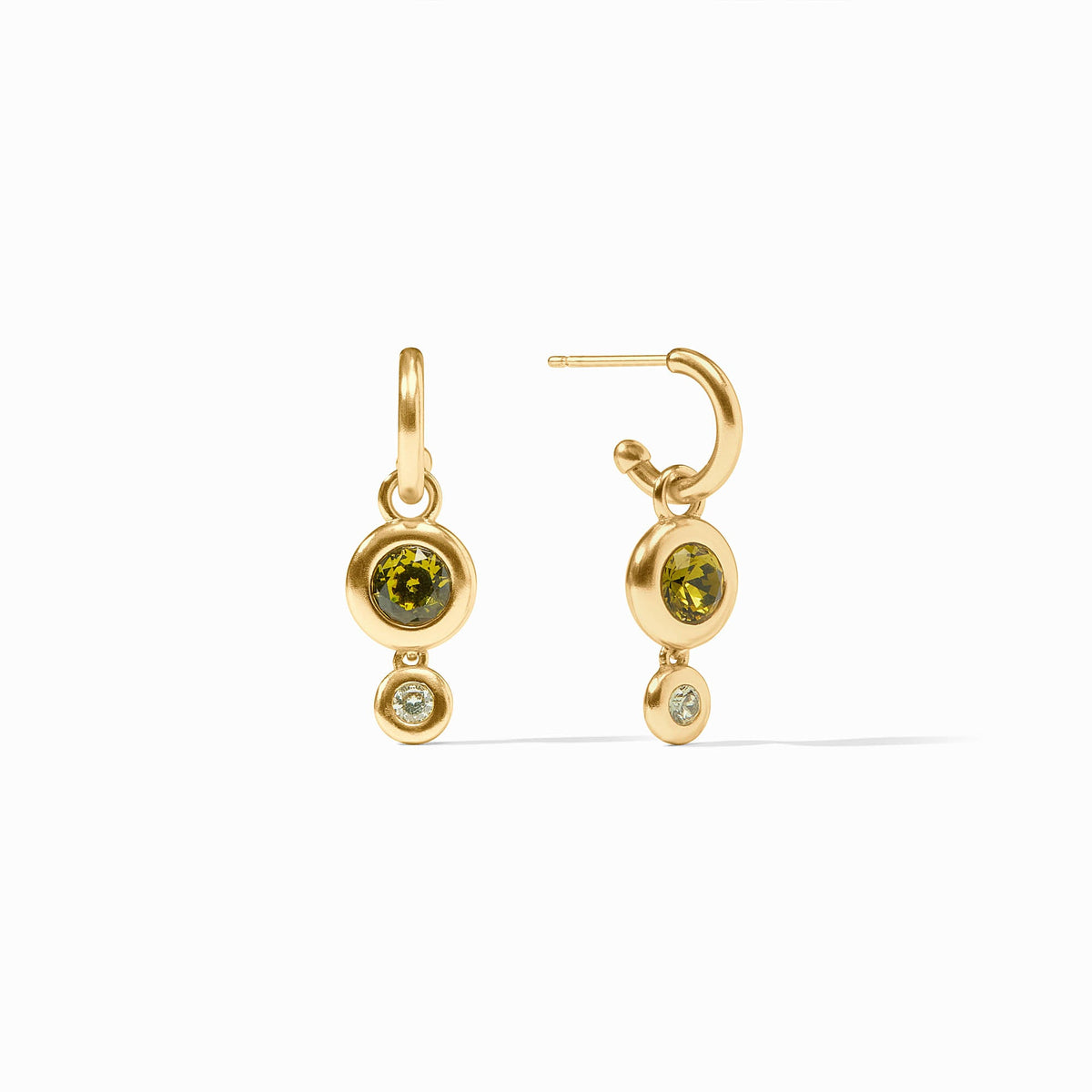 Rainbow Duo Hoop & Charm Earring