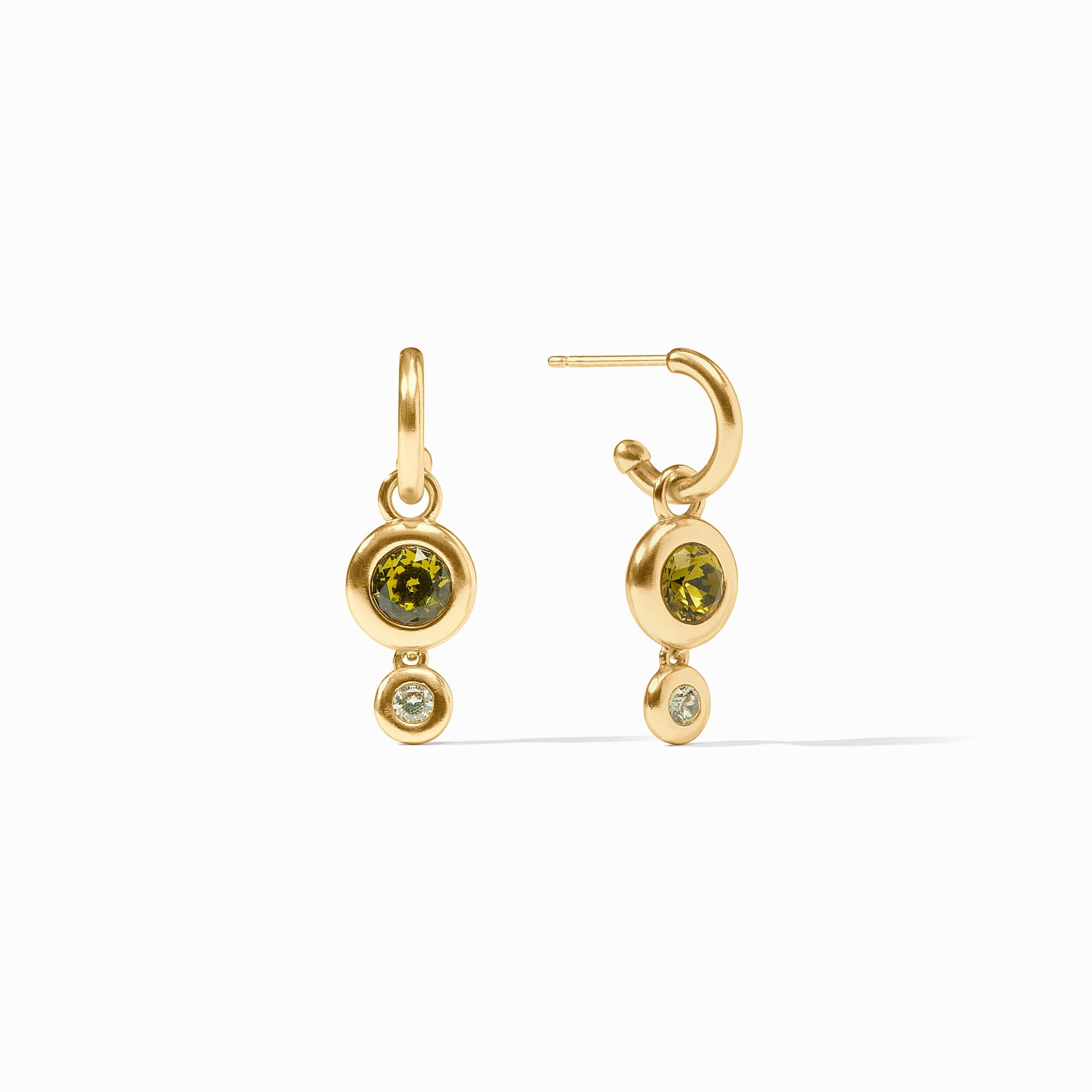 Rainbow Duo Hoop & Charm Earring