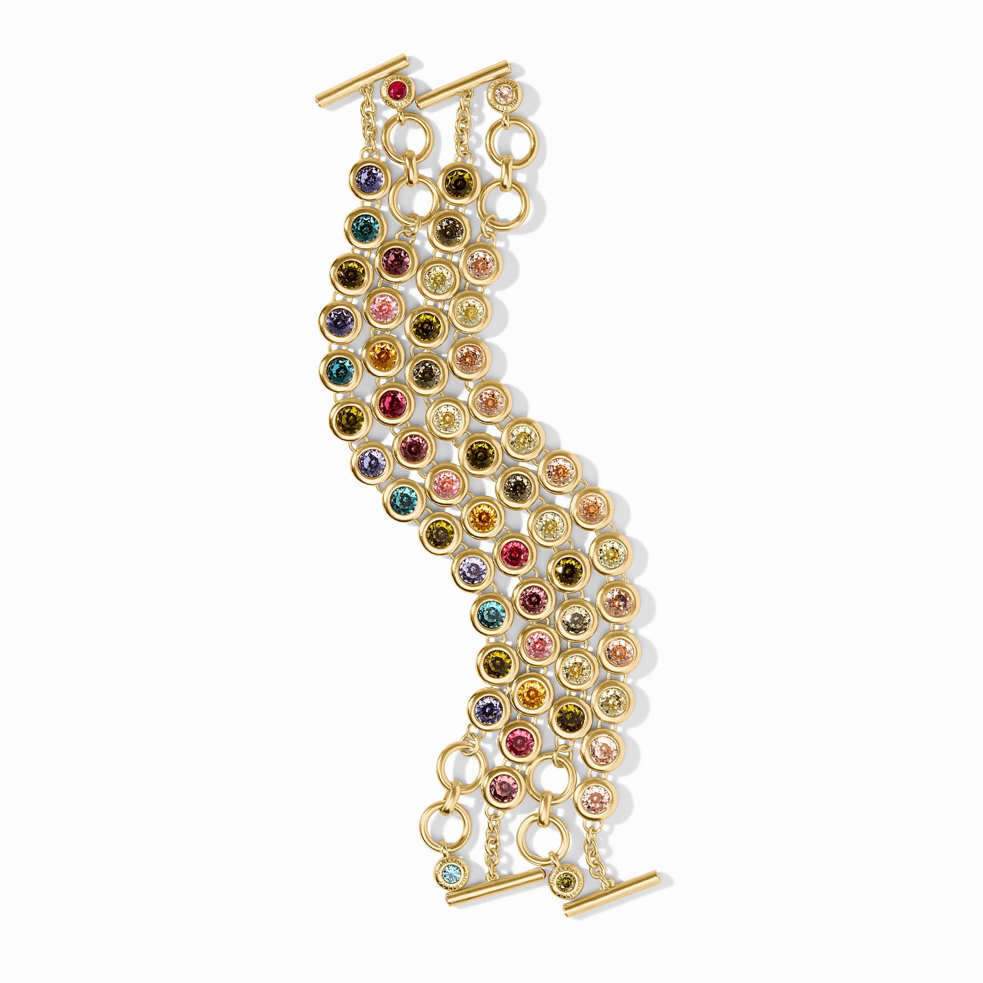 Julie　フローズン　48ピース Nassau Stone Hinge Bangle By Julie Vos – Bella Vita Gifts & Interiors