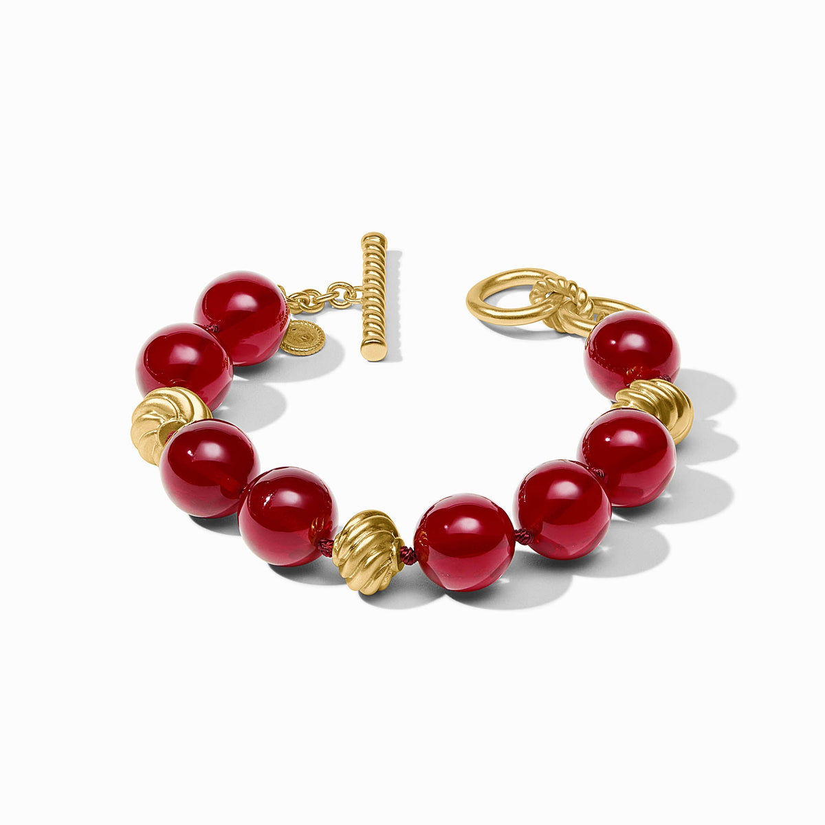 Julie Vos - Ravello Bracelet, Cranberry