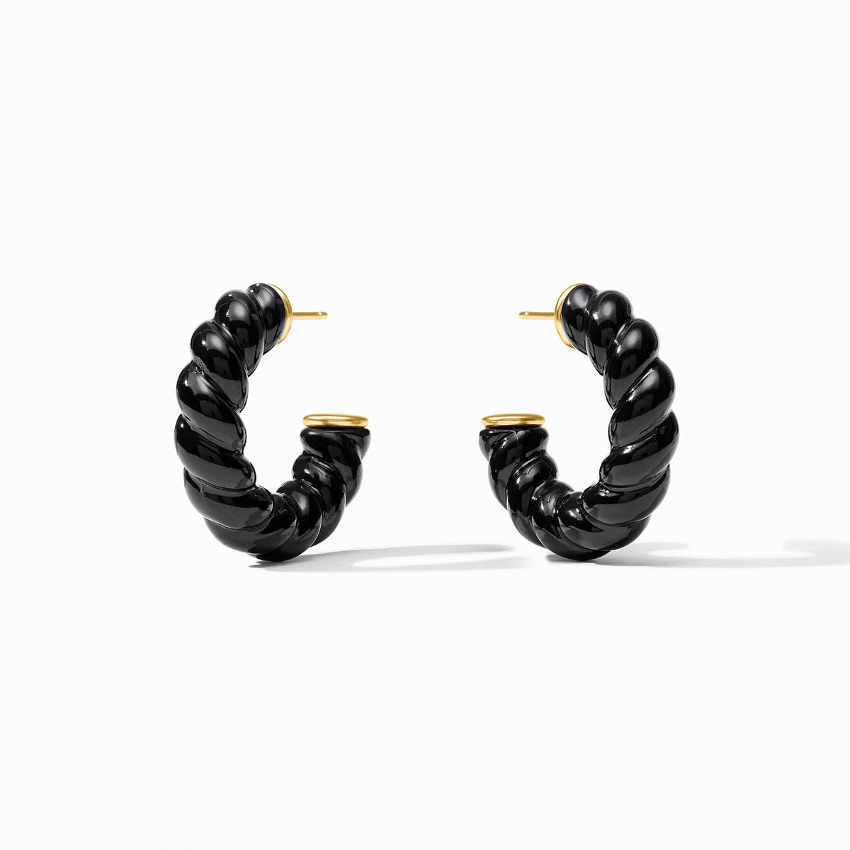 Julie Vos - Ravello Hoop, Obsidian Black / Medium