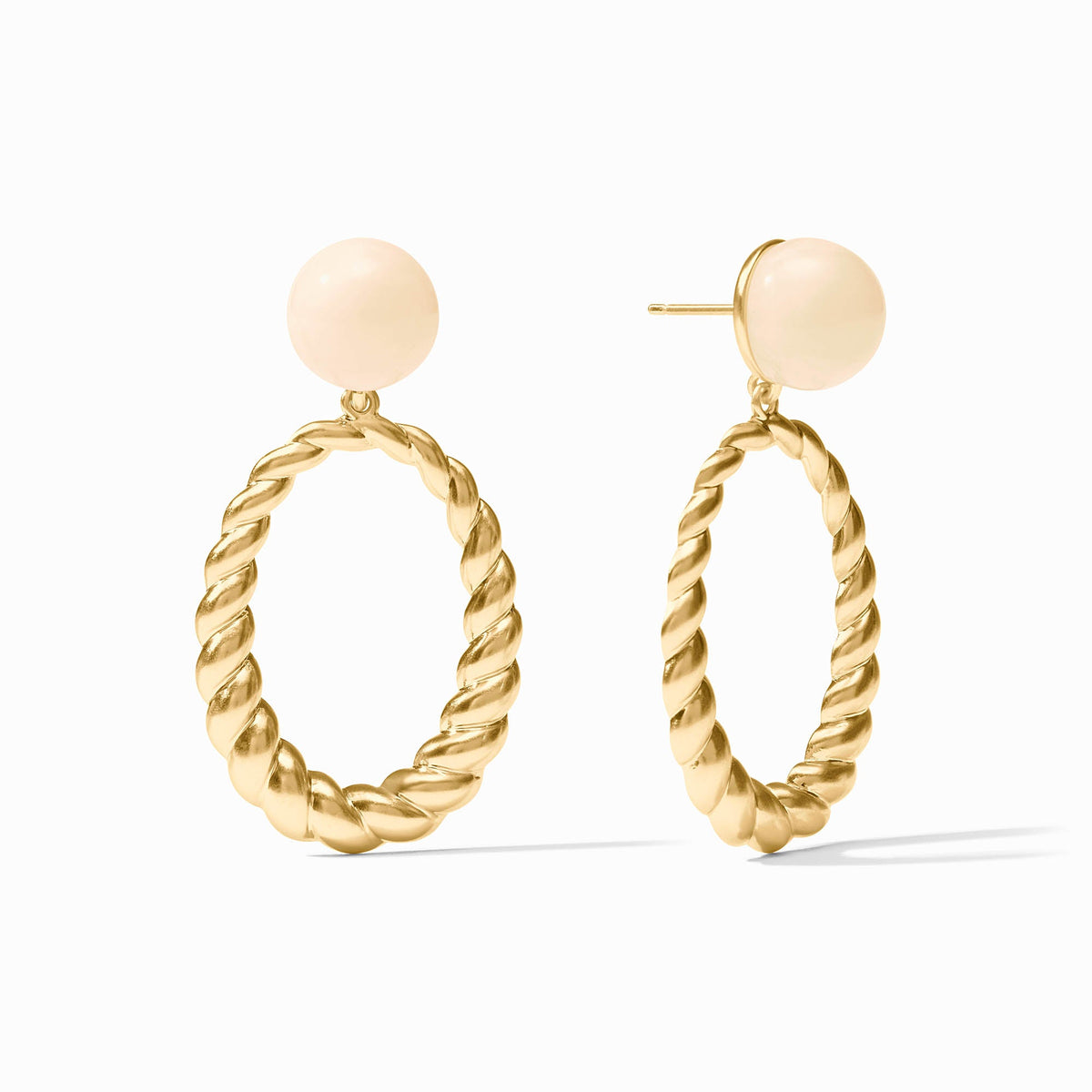 Julie Vos - Ravello Statement Earring, Ivory