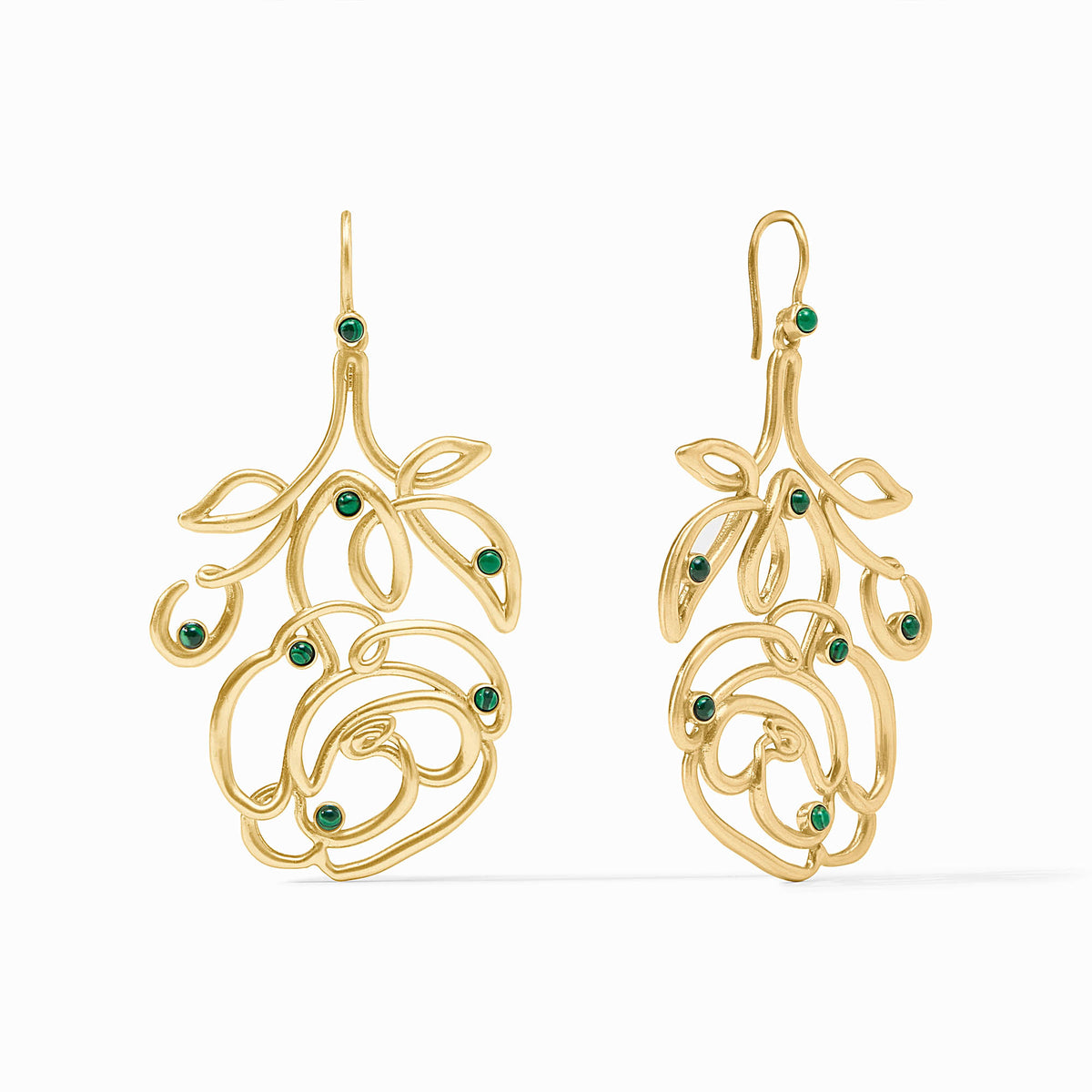 Rose Calligraphy Earring