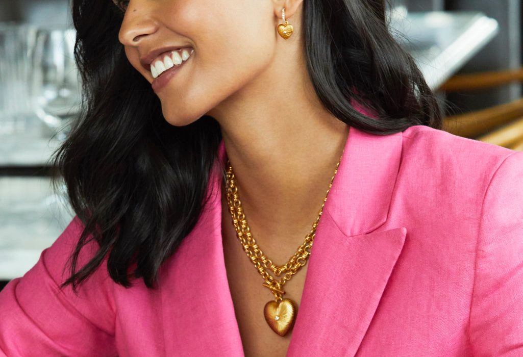 Aurora Hoop & Charm Earring