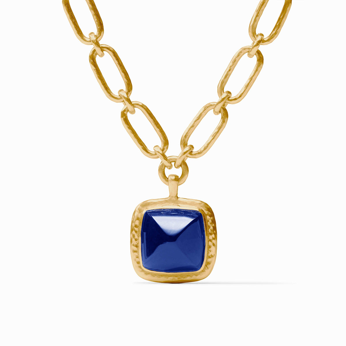 Julie Vos - Sahara Statement Necklace, Iridescent Sapphire Blue