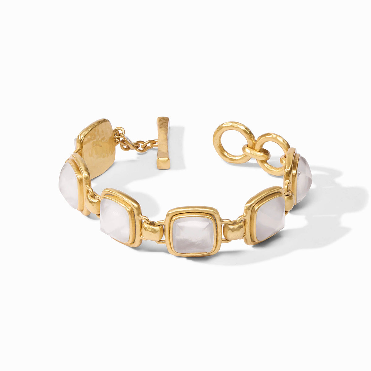 Julie Vos - Sahara Stone Bracelet, Iridescent Clear Crystal