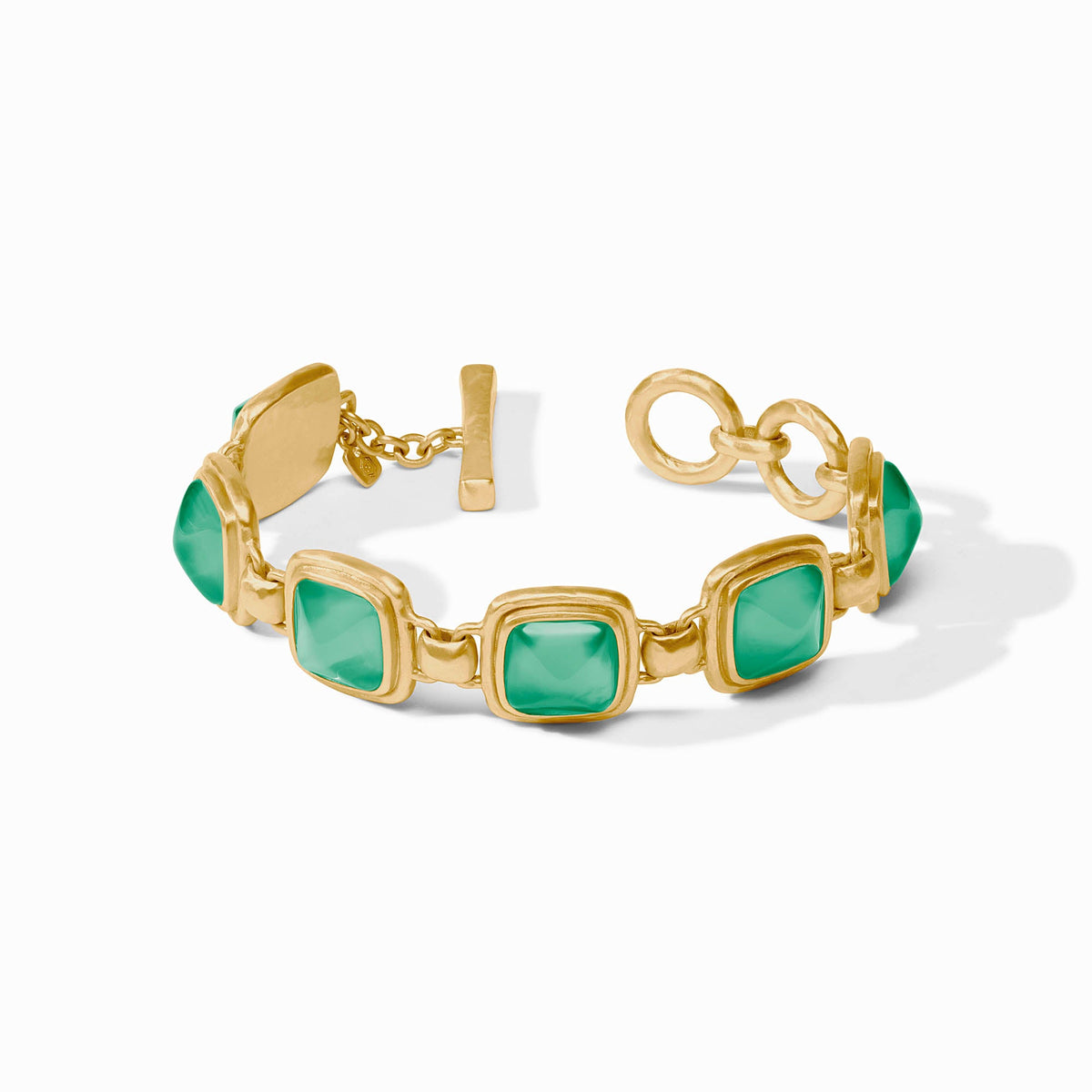 Julie Vos - Sahara Stone Bracelet, Iridescent Emerald Green