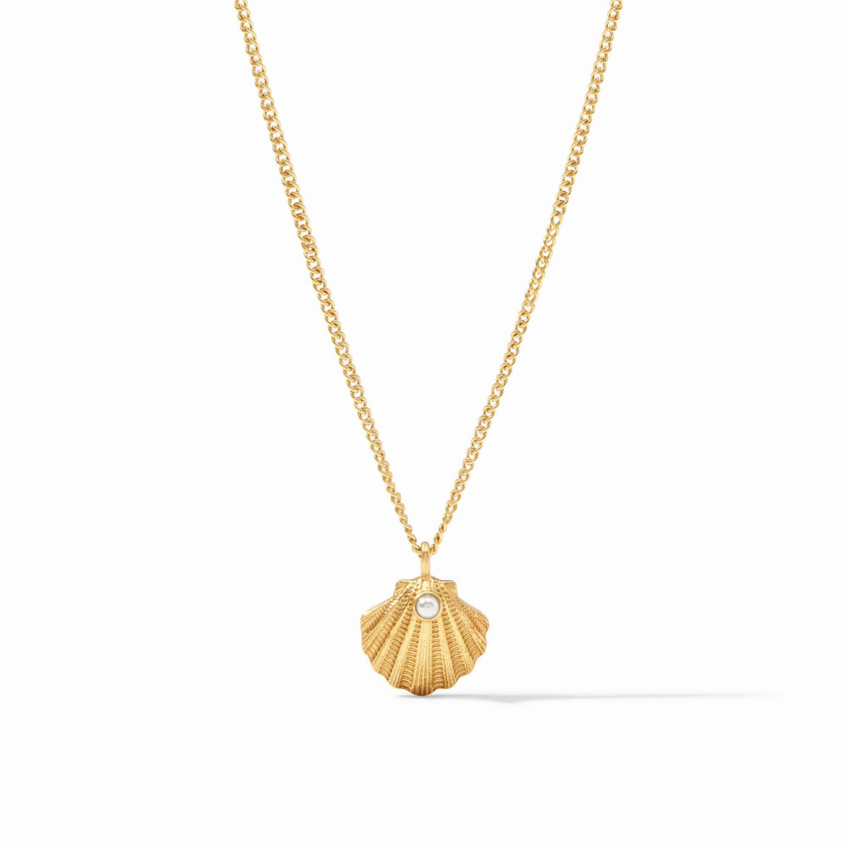 Julie Vos - Sanibel Shell Delicate Necklace, Pearl