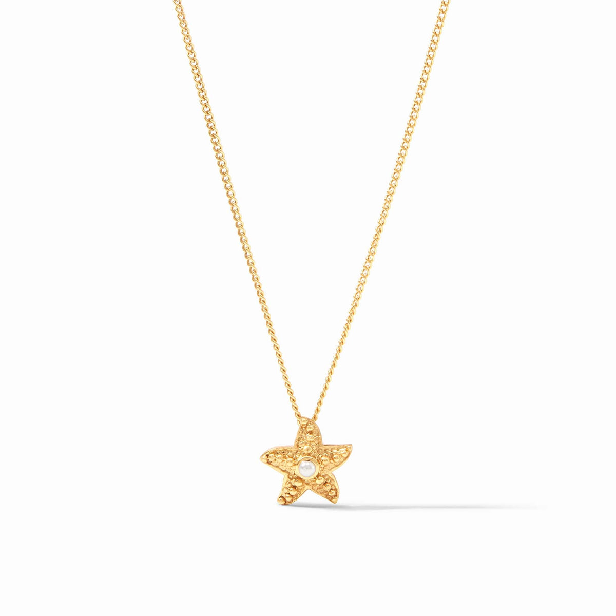 Julie Vos - Sanibel Starfish Delicate Necklace, Pearl